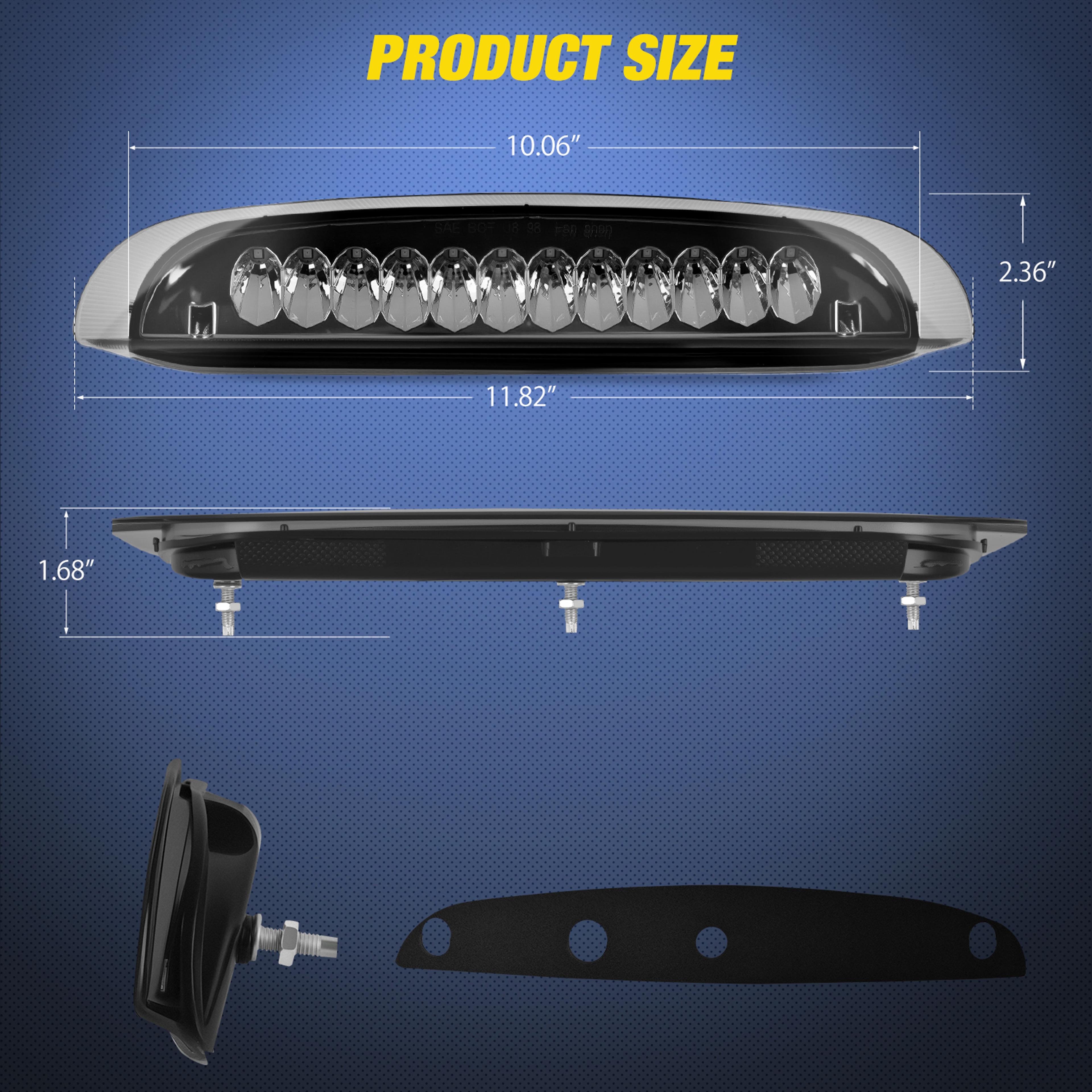 Nilight LED Third Brake Light For Ford Explorer And Escape 5