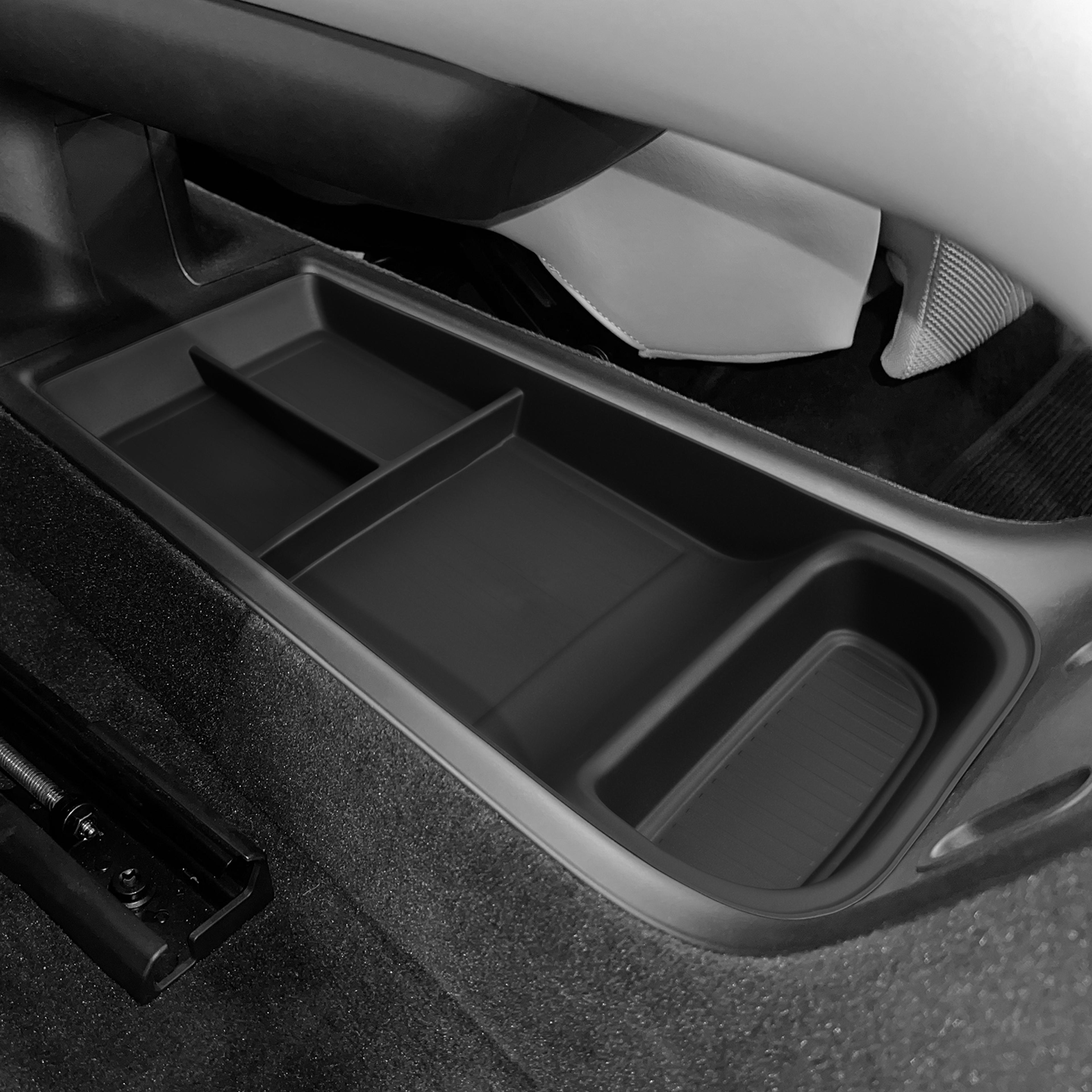 center console organizer lower storage tray