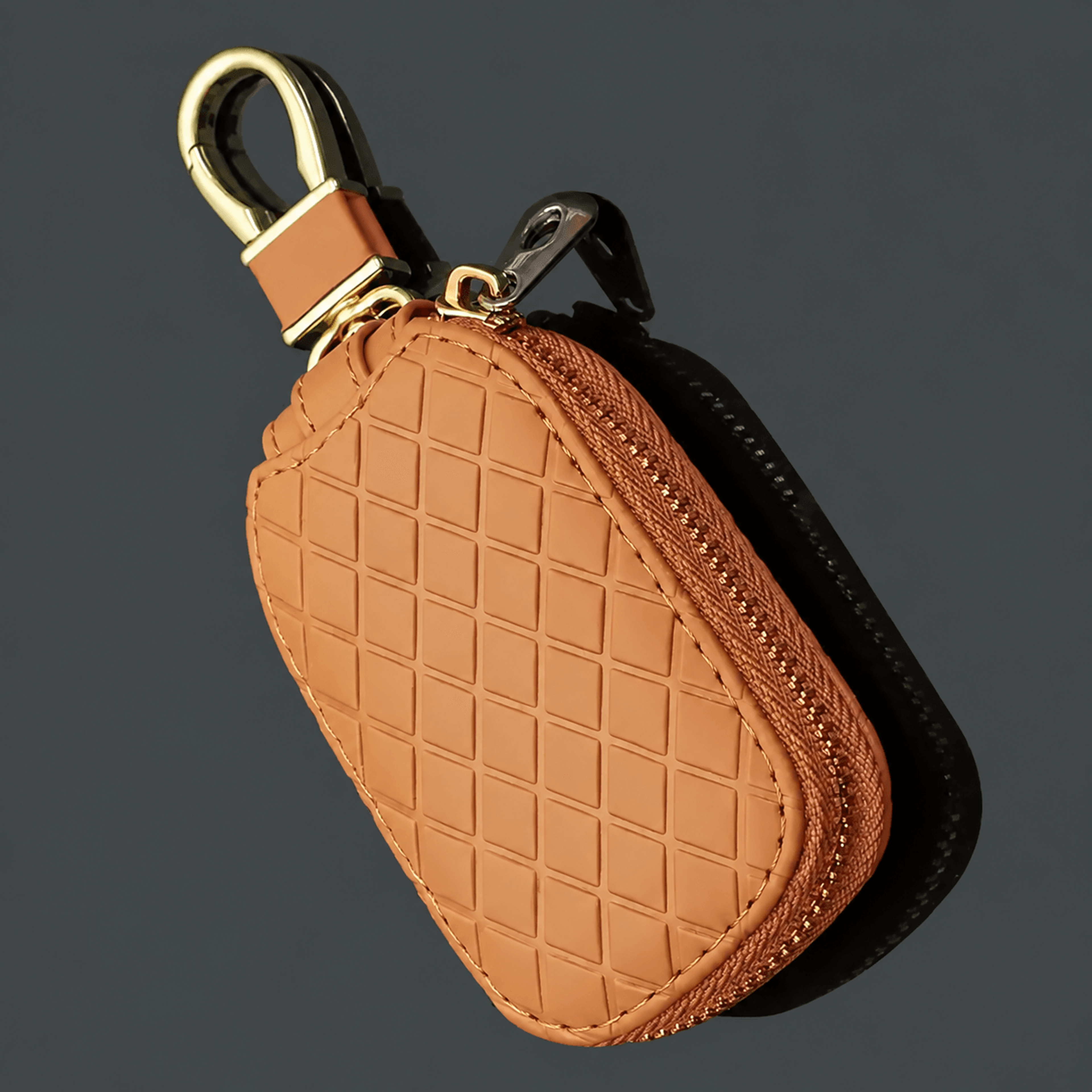 Leather Car Key Case Premium Key Fob Cover 2