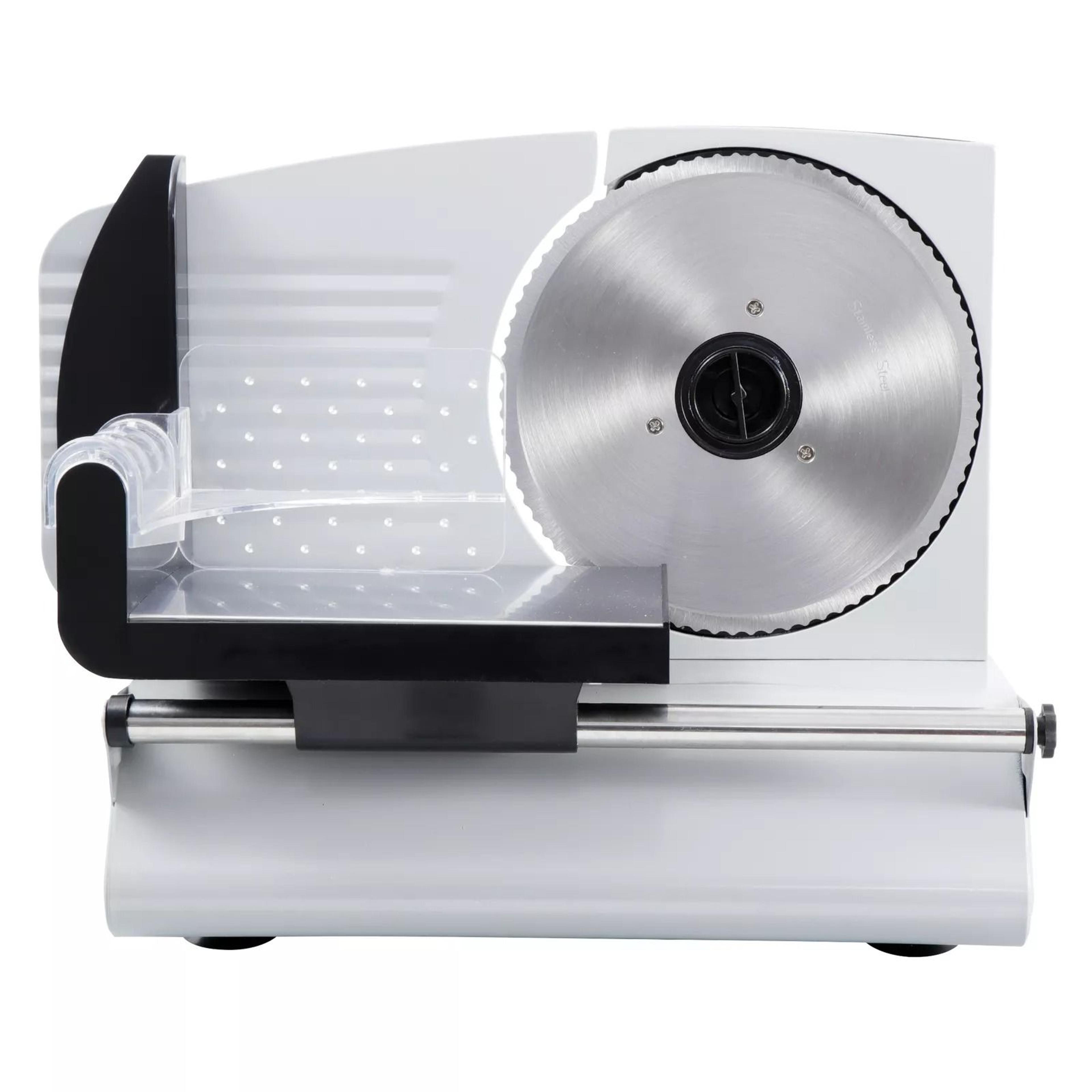 7.5" blade 150w commercial meat slicer – electric deli & veggie cutter for kitchen & home