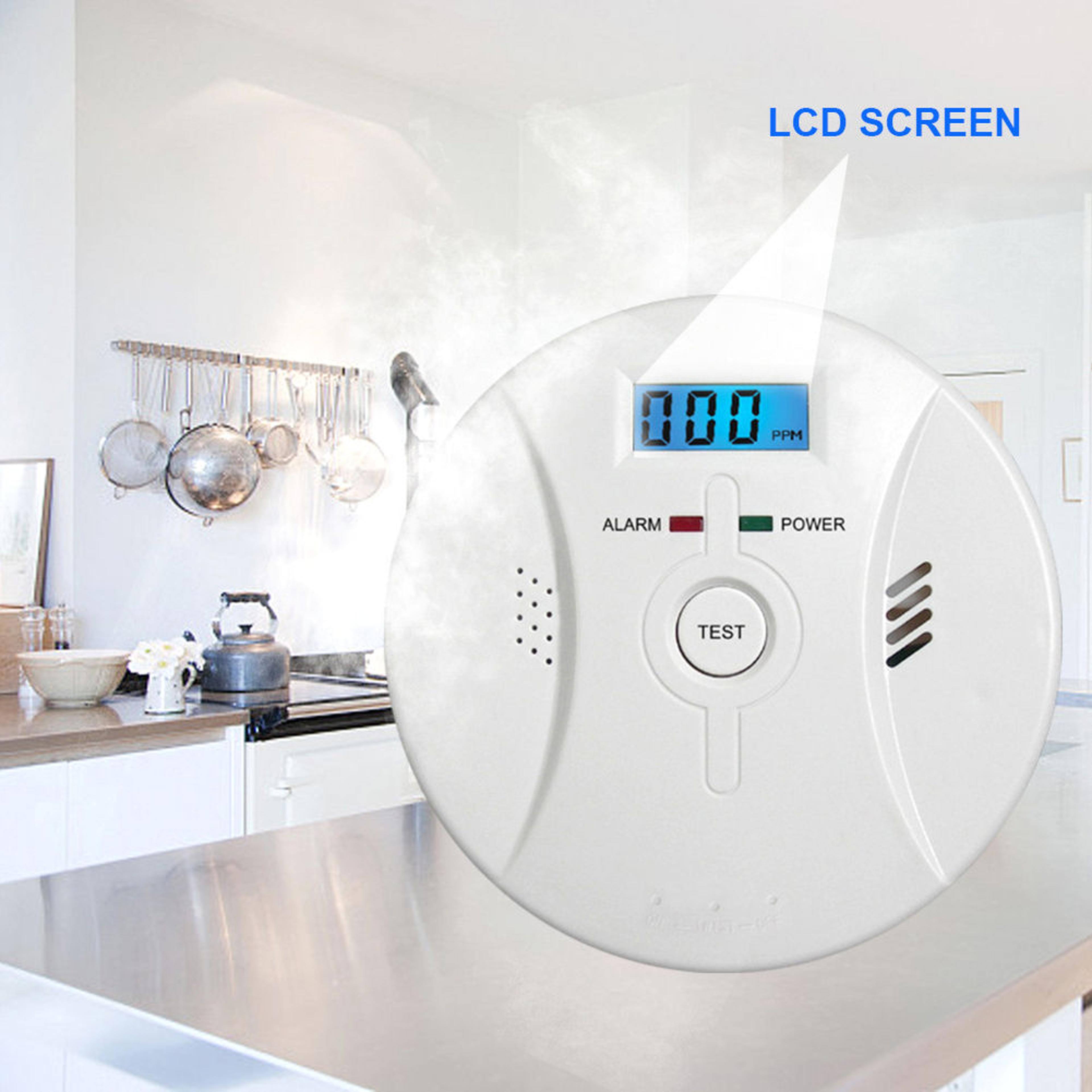 2in1 CO  Smoke Detector Alarm  Advanced Fire  Gas Protection For Every Room 4