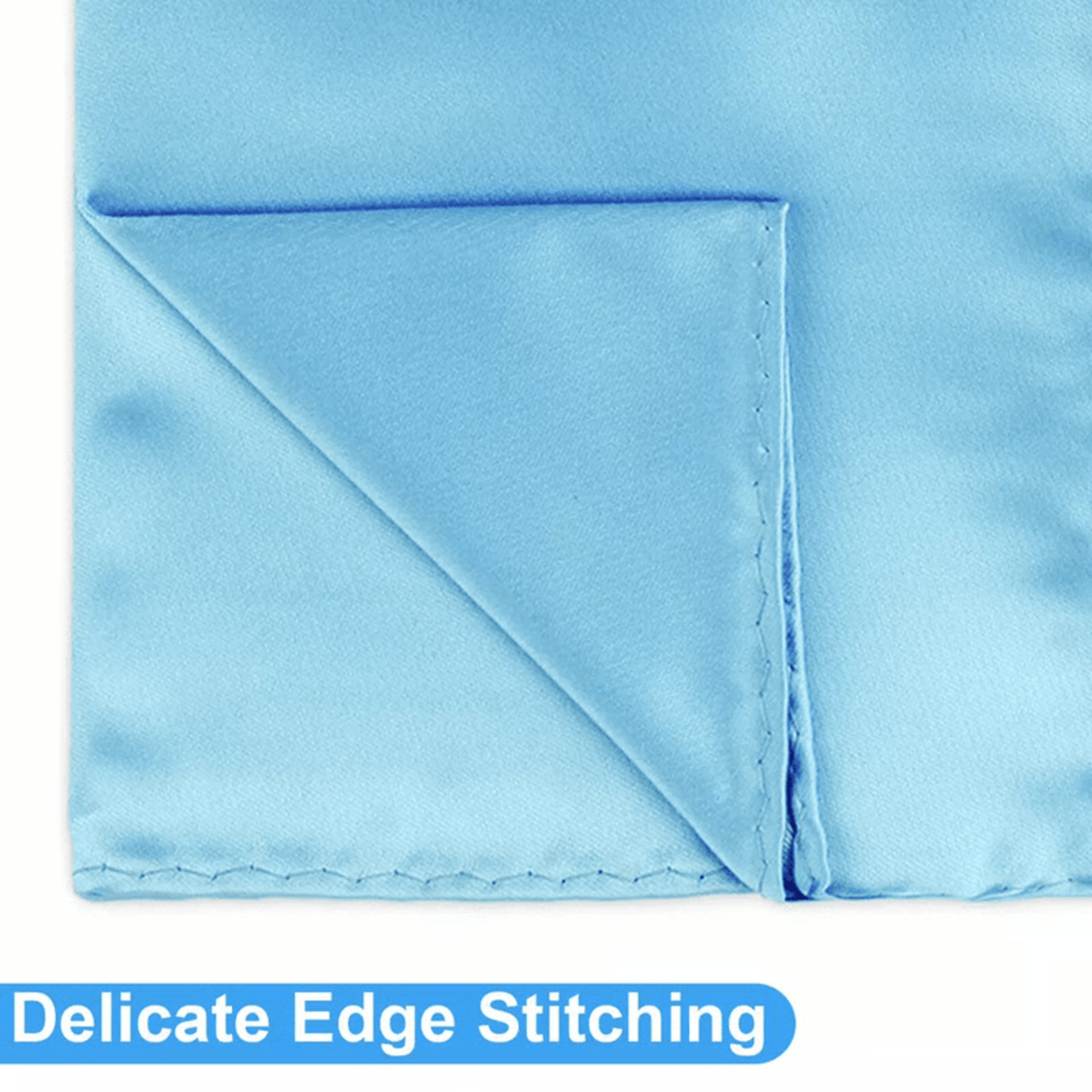 Assorted Solid Color Mens Pocket Squares Satin Silk Hanky Set For Wedding And Party Wear 1