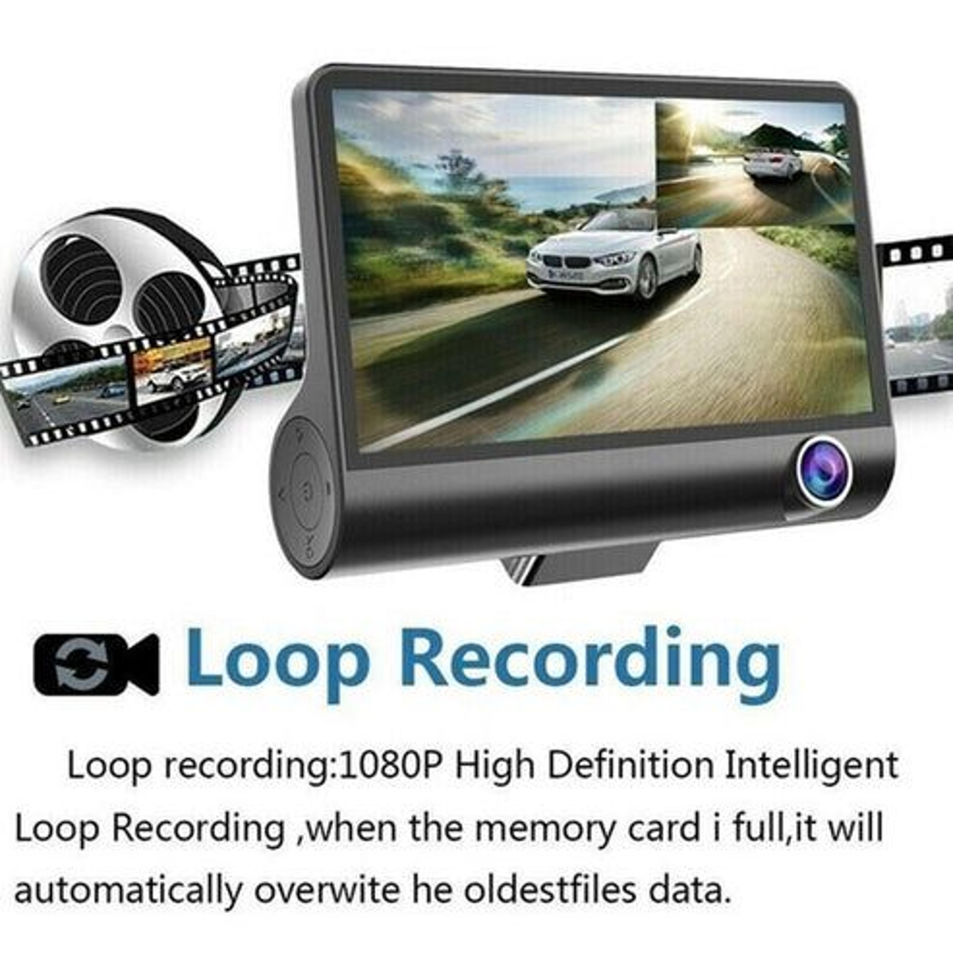 Dual Lens Car DVR Dash Cam Front And Interior Camera With GSensor Emergency Accident Lock Parking M 18