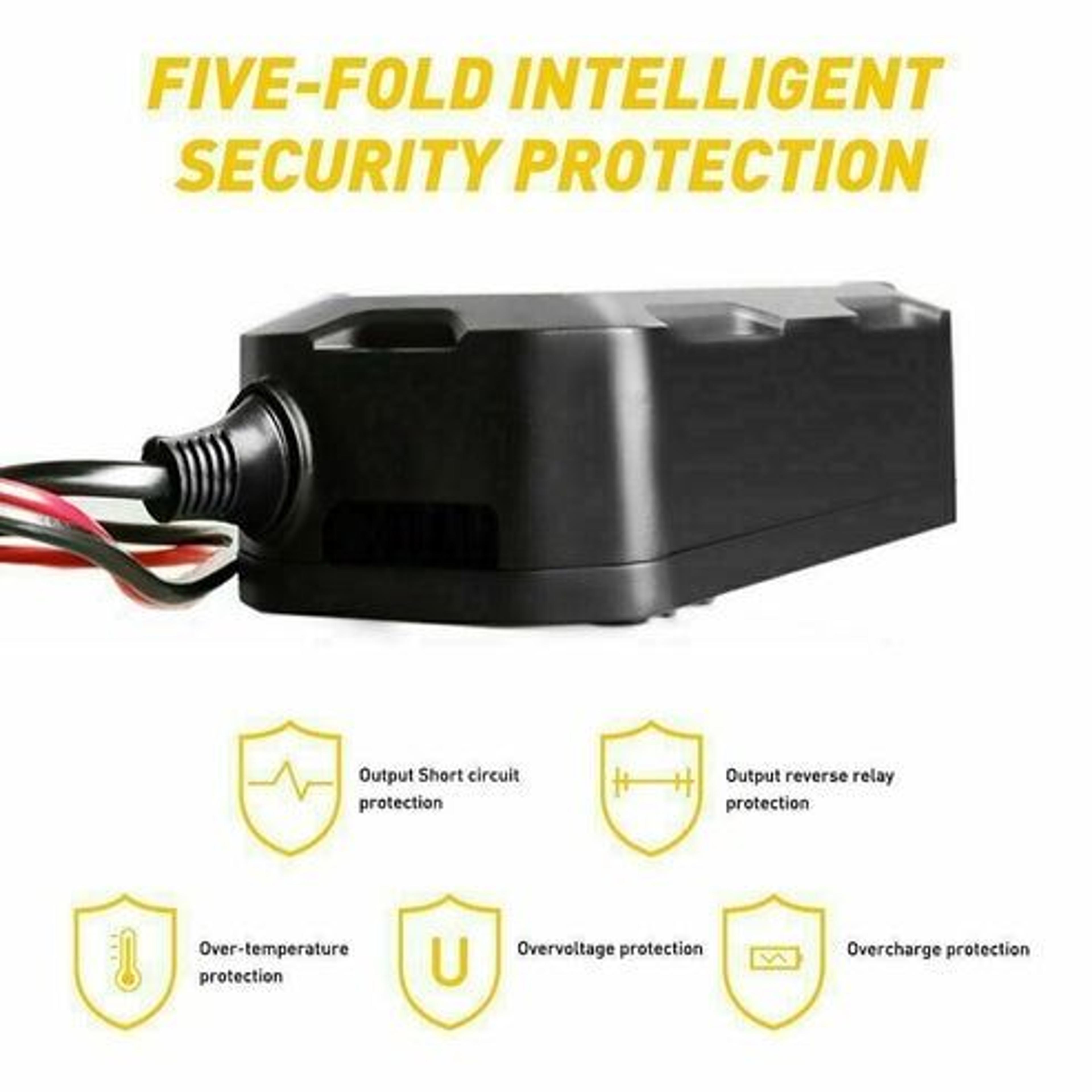 Automatic Smart Battery Charger Car Auto Trickle Maintainer MultiProtection Features 5