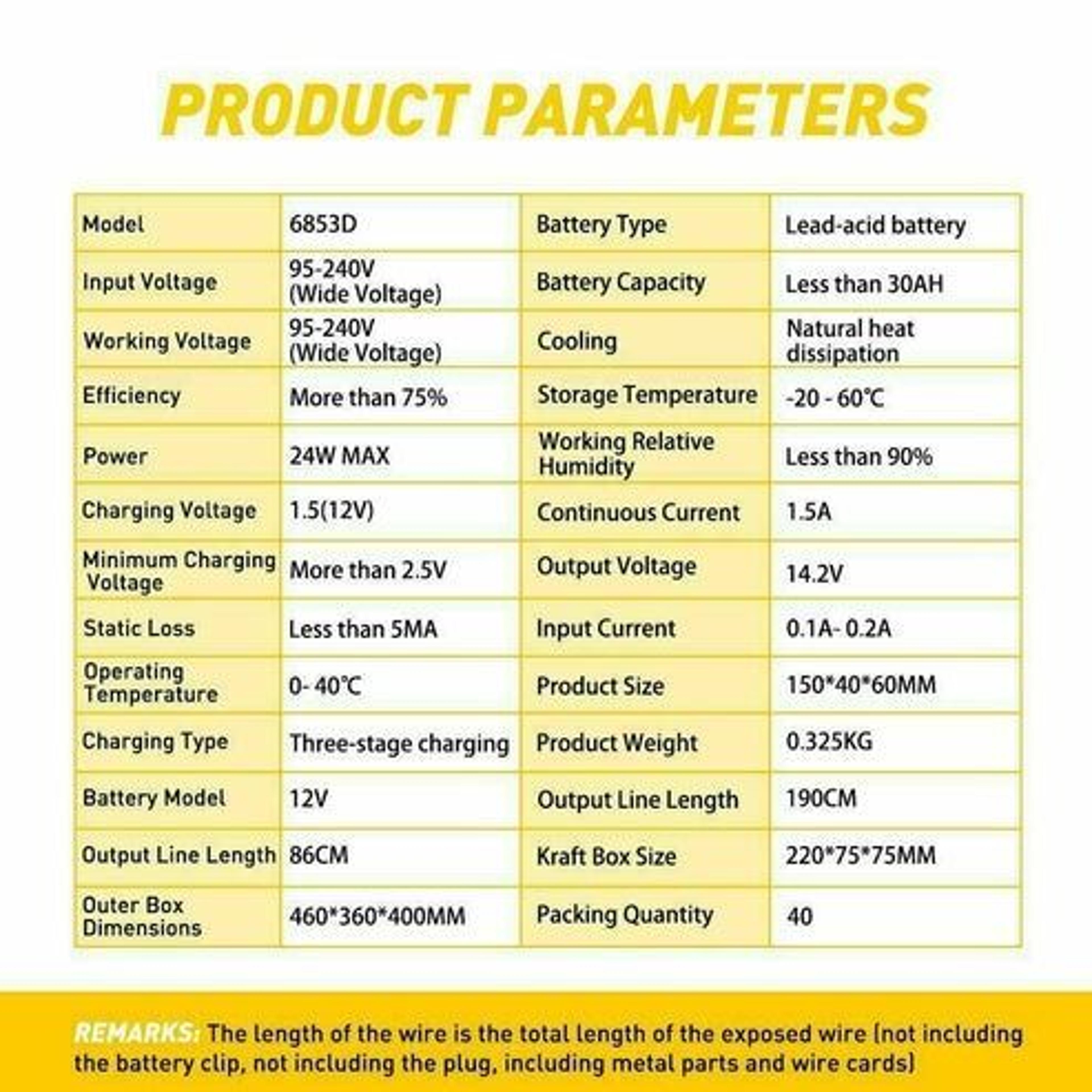 Automatic Smart Battery Charger Car Auto Trickle Maintainer MultiProtection Features 6