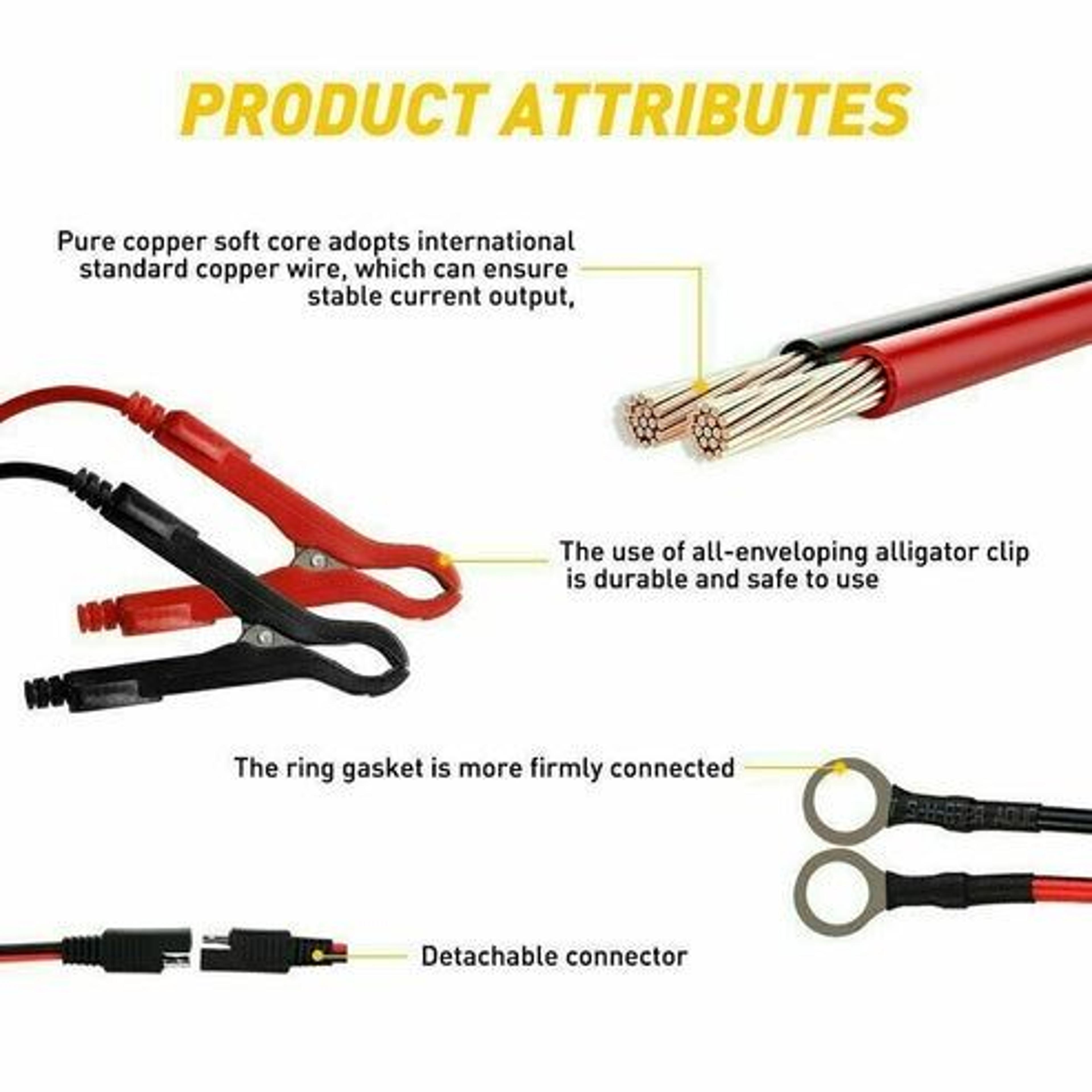 Automatic Smart Battery Charger Car Auto Trickle Maintainer MultiProtection Features 8