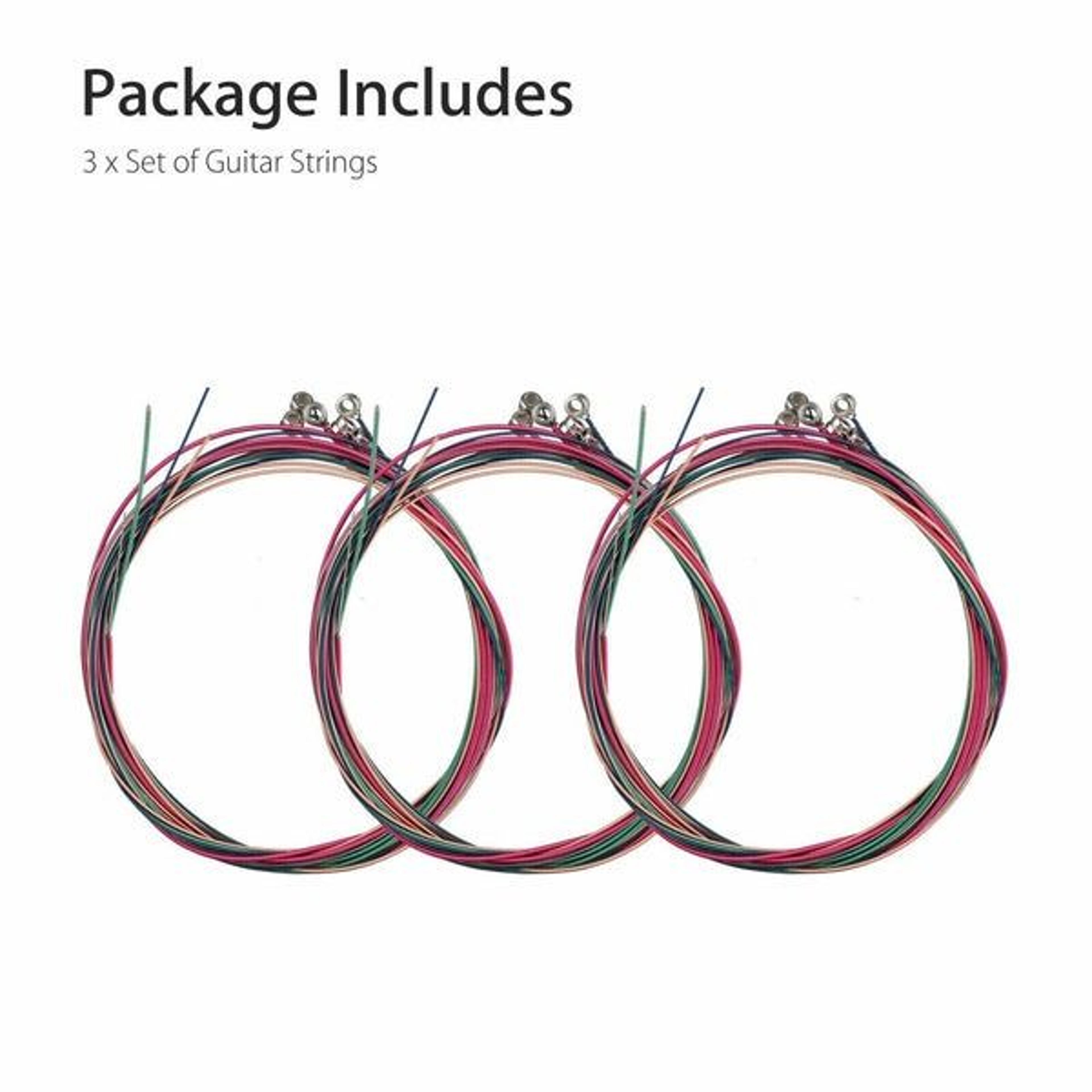 Guitar Strings Replacement Set Steel Strings For Acoustic Guitar HighQuality Steel String For Music 7