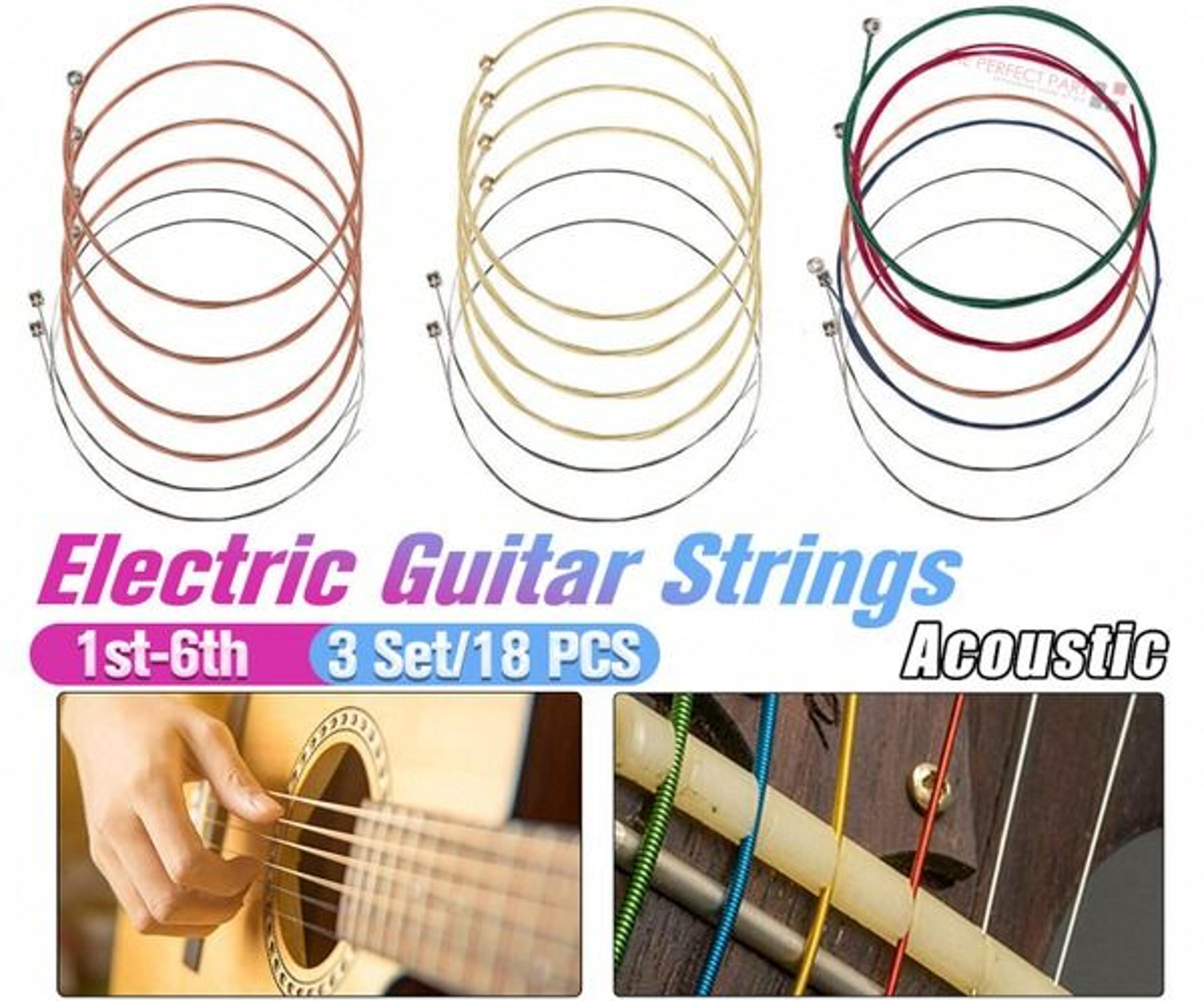 Guitar Strings Replacement Set Steel Strings For Acoustic Guitar HighQuality Steel String For Music 9