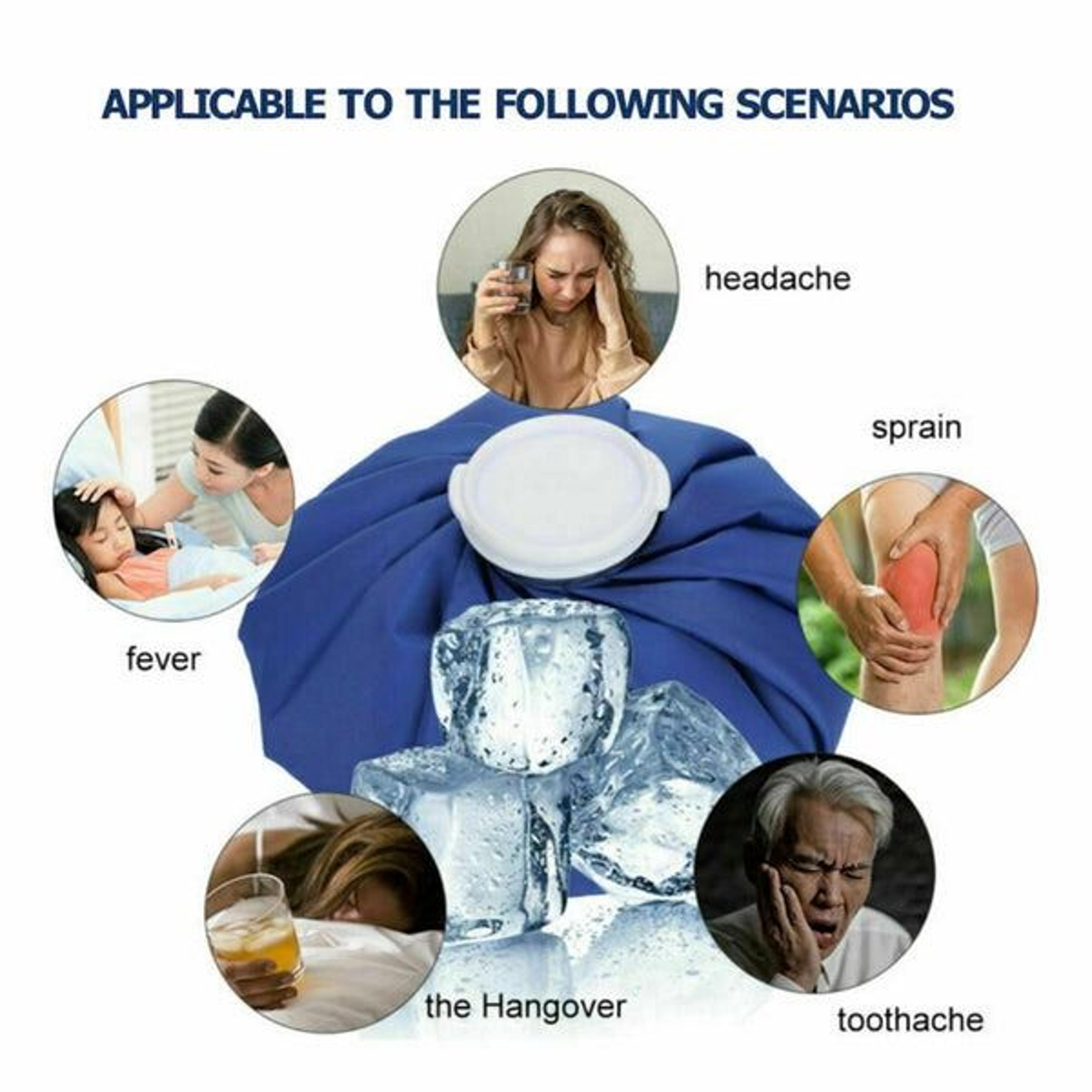 Knee Neck Ice Bags For Reusable Cold Relief Pain And Headache Therapy Sports Injury Cold Packs For  3