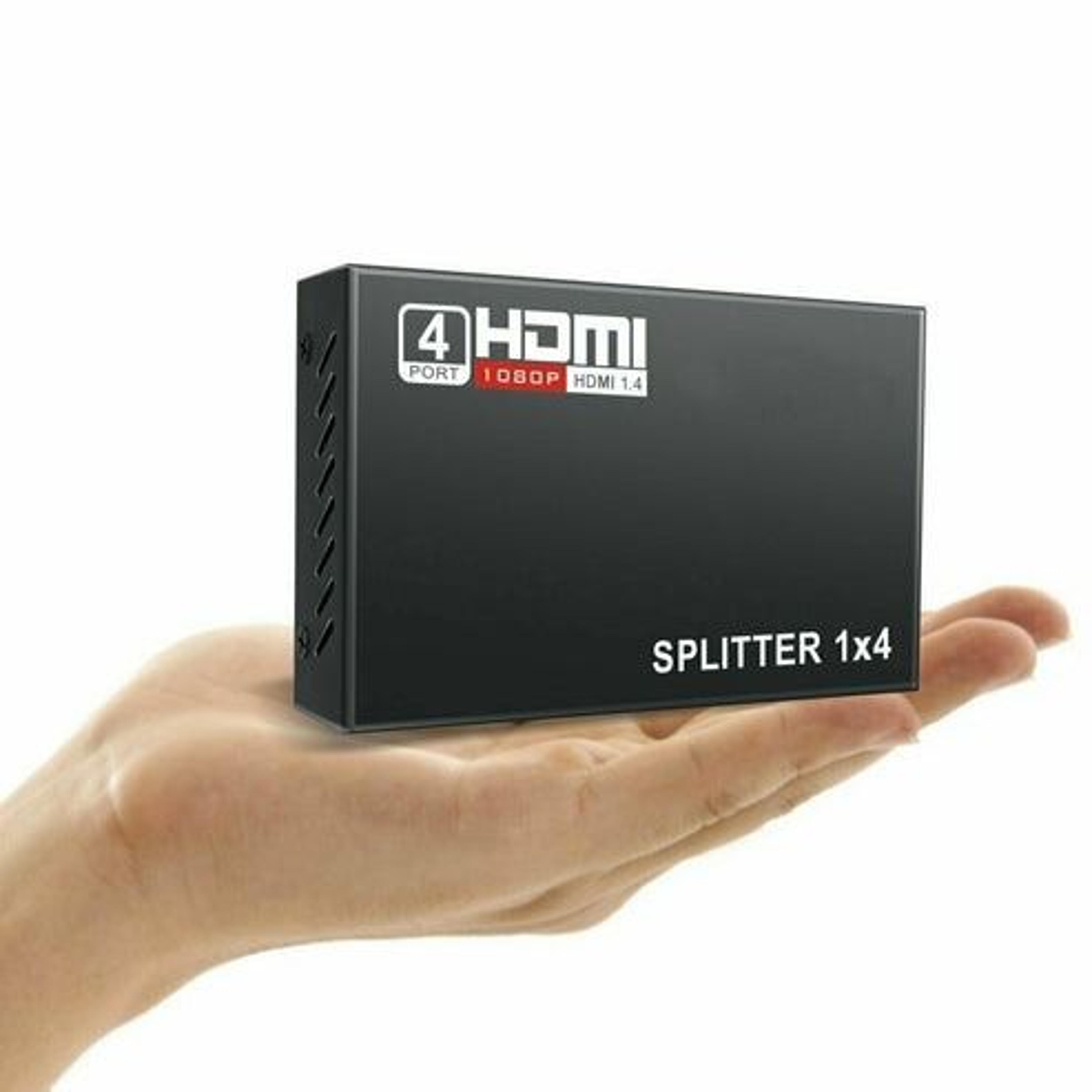 HDMI Splitter Hub Multi Amplifier For HDTV  Distributes Signals For Projectors TVs Monitors 6