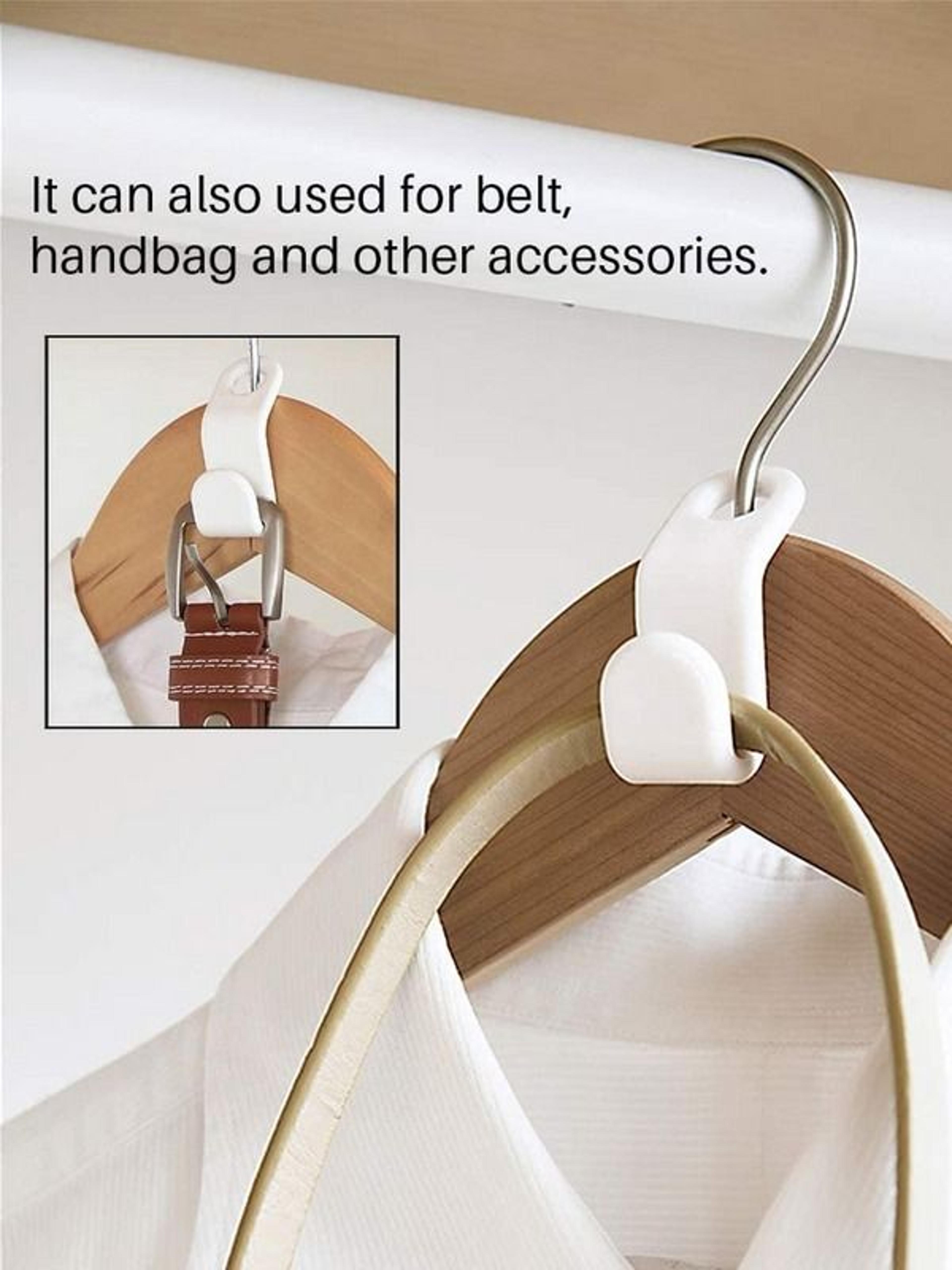 Clothes Hanger Connector Hooks Space Saving Clip Closet Hangers Organizer 10