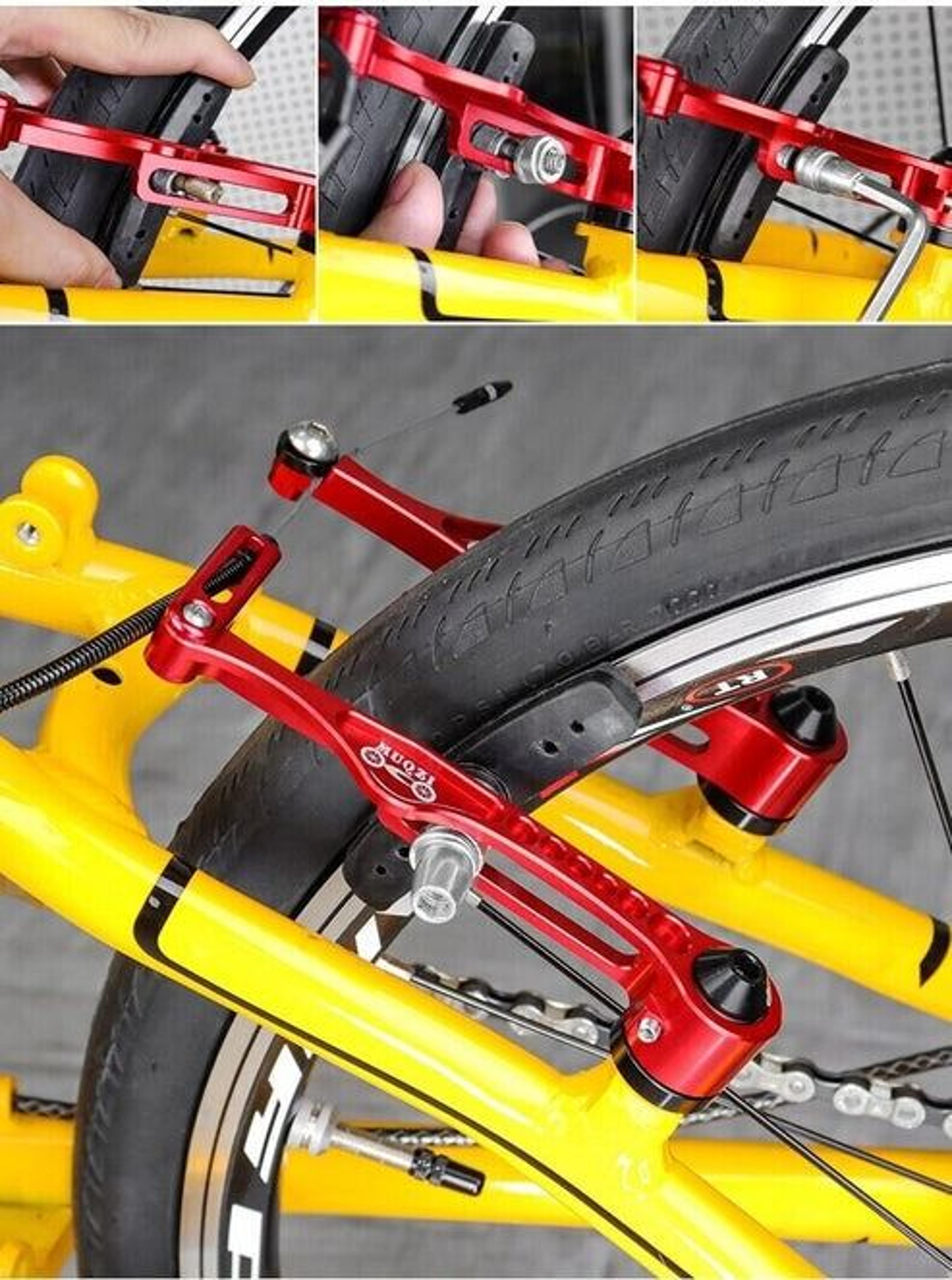 HighGrade Black Bicycle Brake Shoes LongLasting WearResistant For Mountain  Road Bikes 4