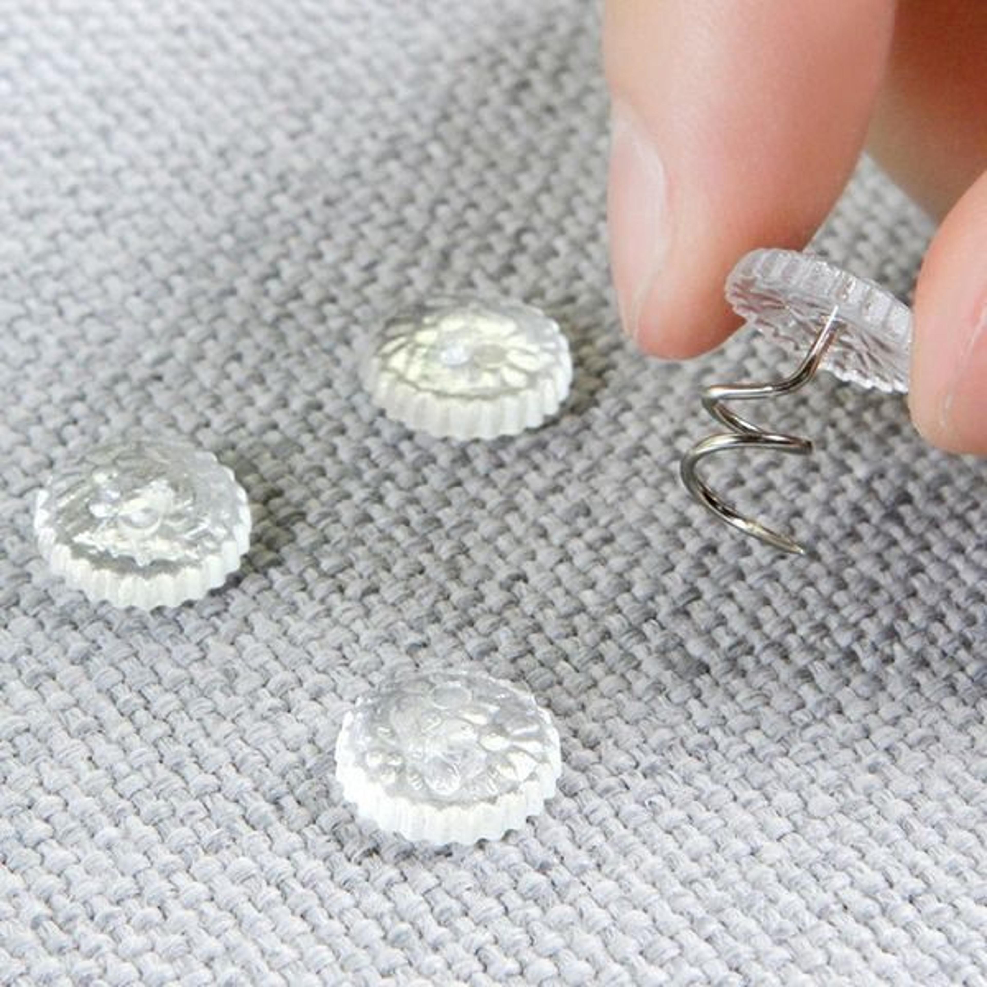 Clear Head Upholstery Tacks Twist Pins For Bed Sofa Fabric Chair Headliner And Home Decor Projects 7