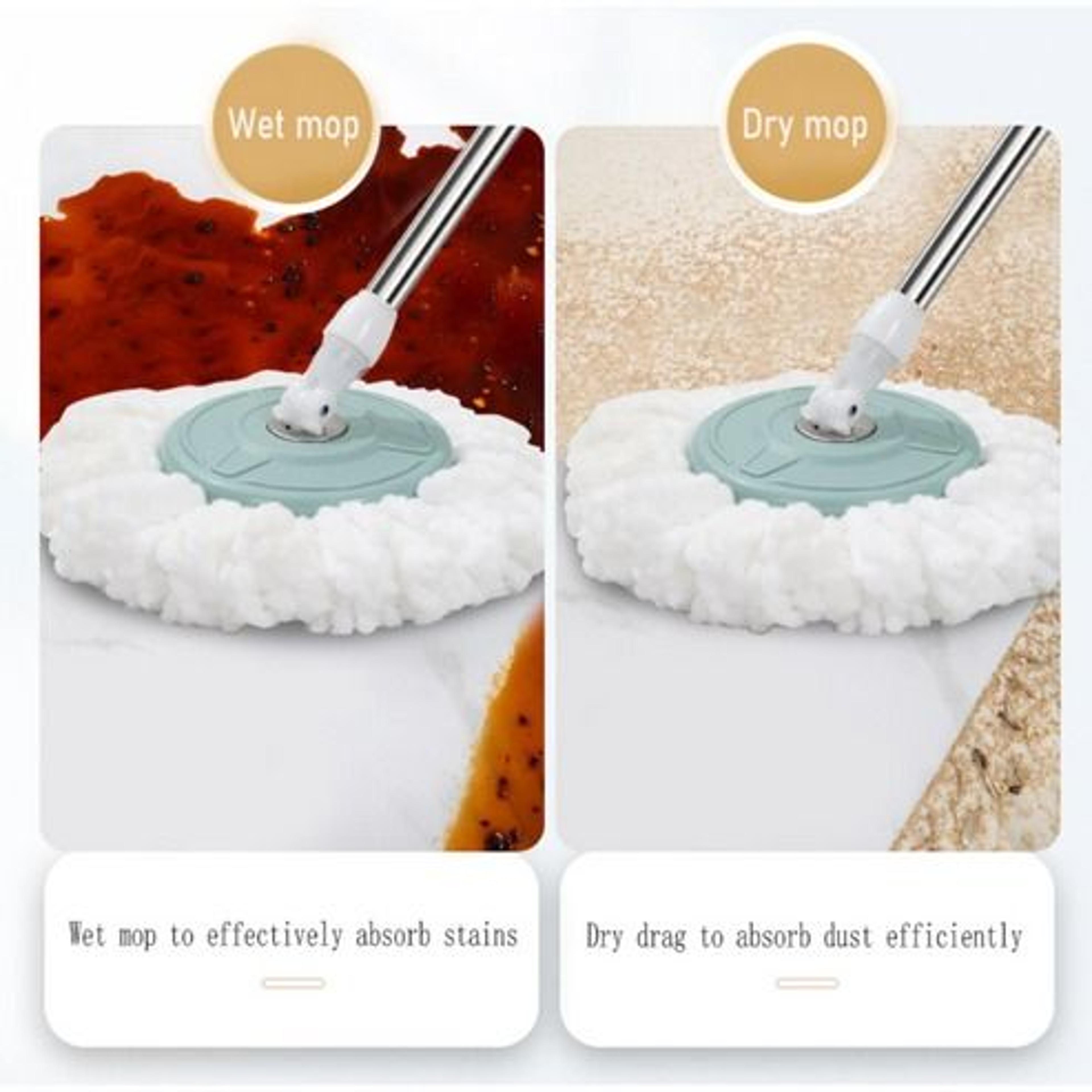 Microfiber Mop Head Refill Spin Mop Easy Cleaning For Mop High Absorbent Machine Washable Mop Heads 10