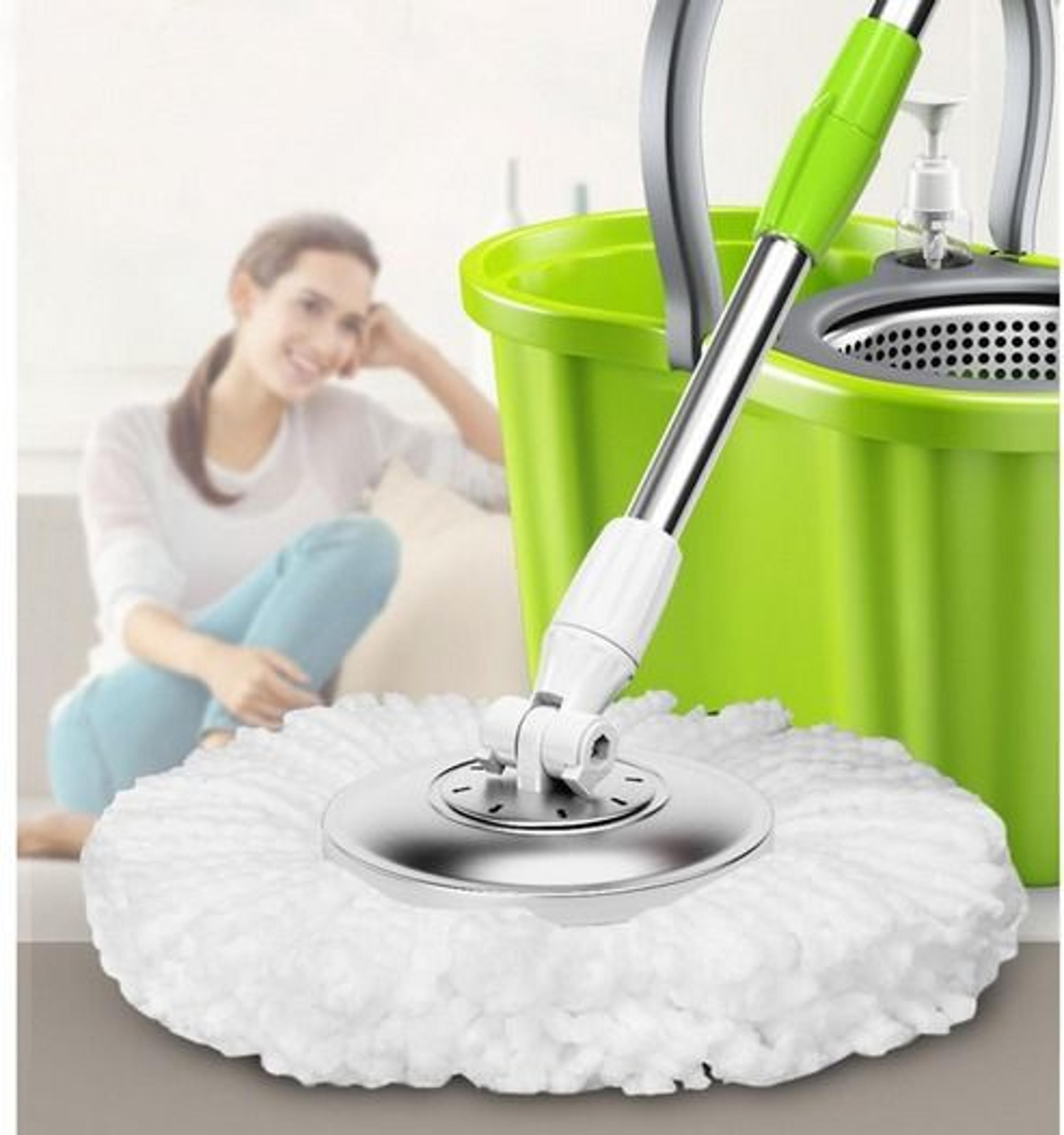 Microfiber Mop Head Refill Spin Mop Easy Cleaning For Mop High Absorbent Machine Washable Mop Heads 4