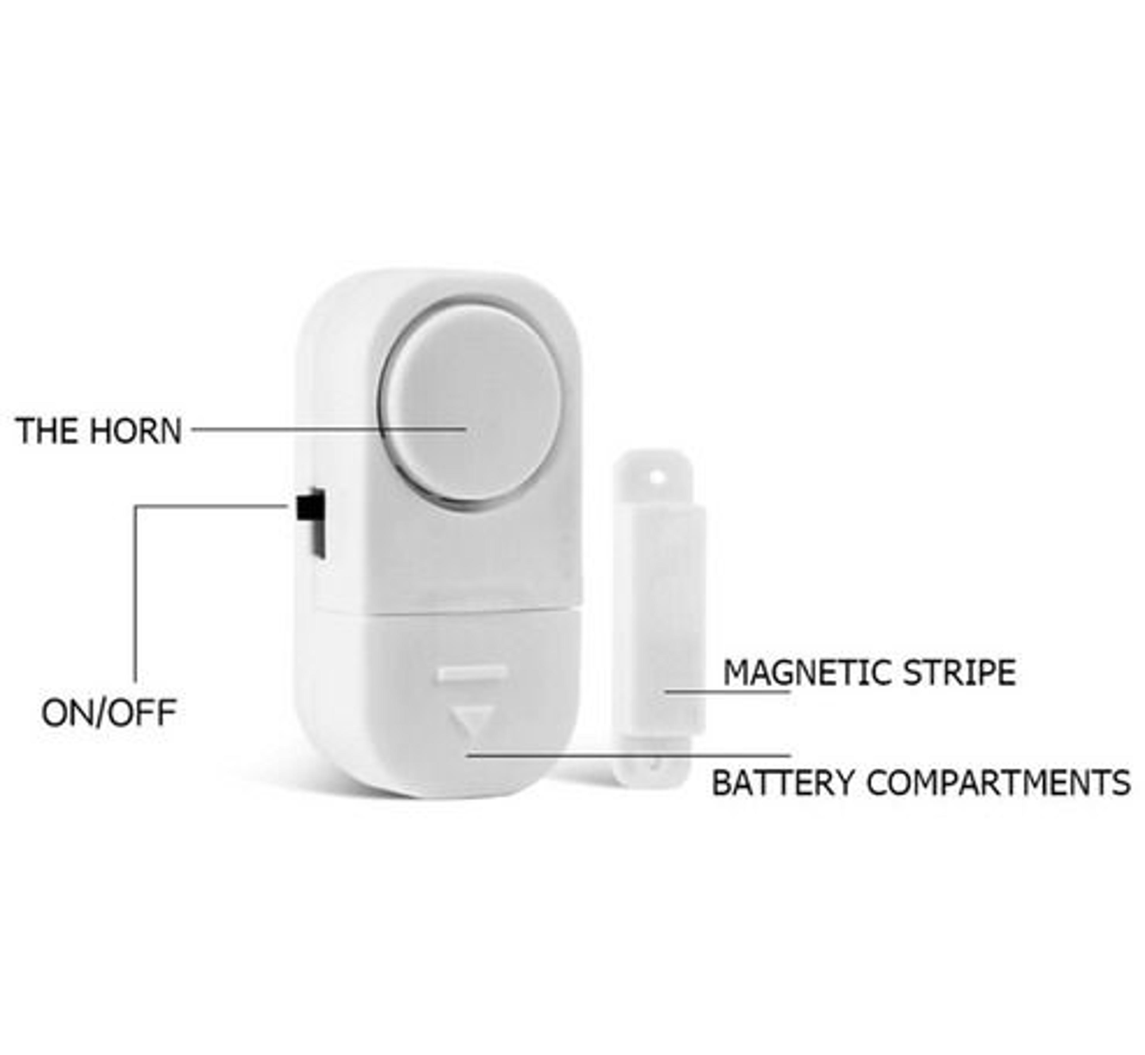 Wireless Home Security System Window And Door Magnetic Sensor Alarm For Burglar Prevention 7