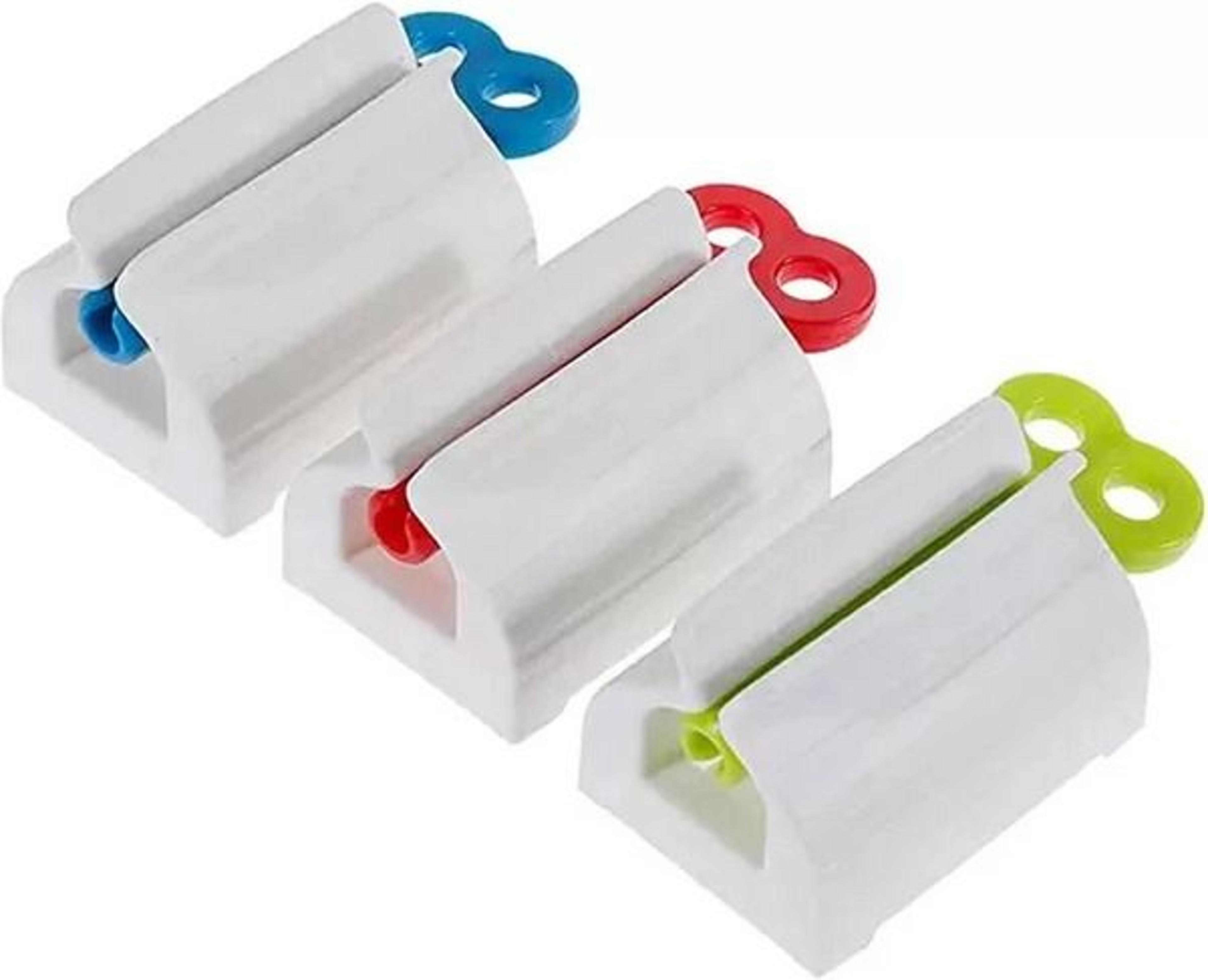 Toothpaste Squeezer Dispenser Bathroom Tube Easy Stand Holder Rolling Seat For Easy Application 10