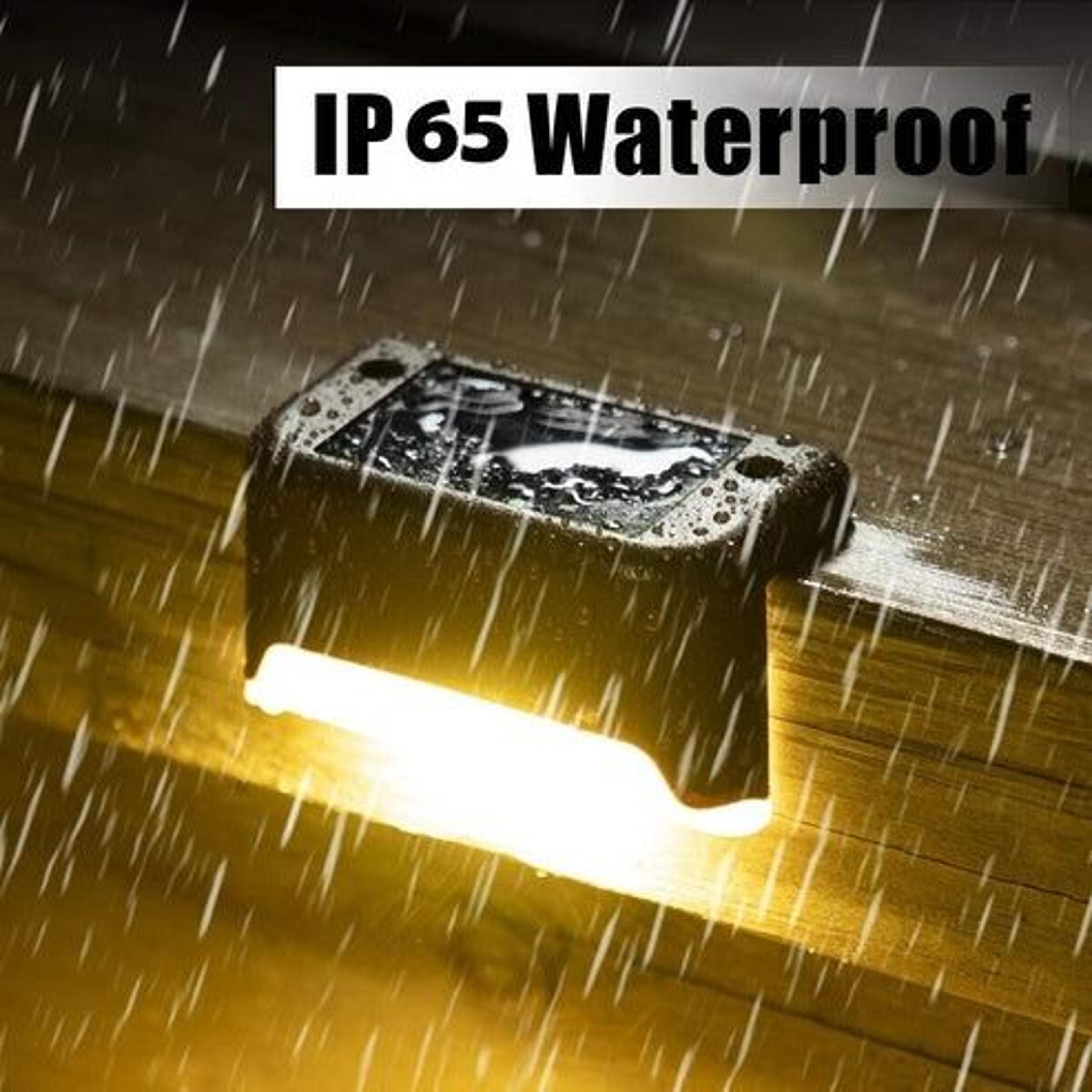 Outdoor LED Deck Lights Solar Waterproof Step Lamps For Stairs And Fence Warm White LED Easy Instal 10