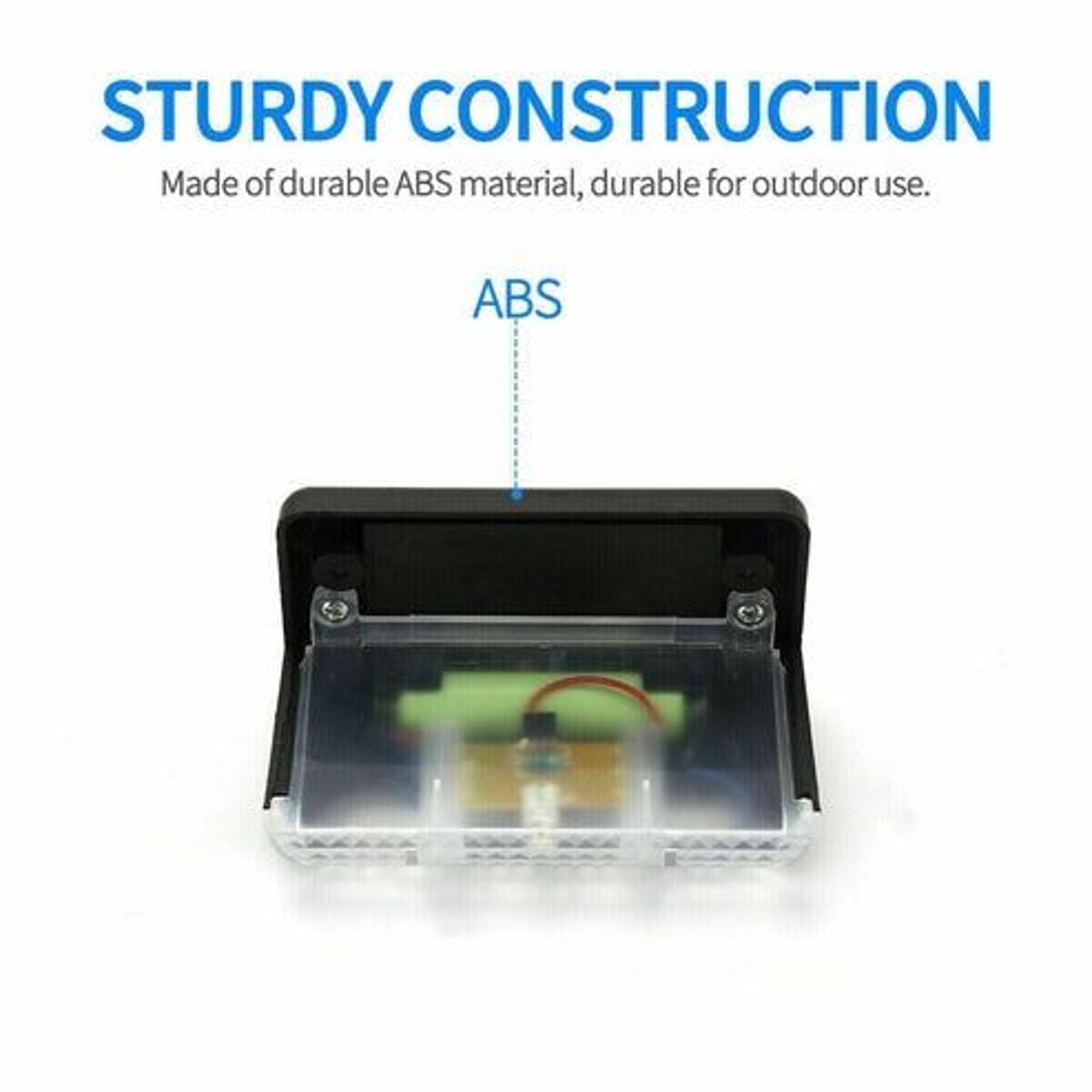 Outdoor LED Deck Lights Solar Waterproof Step Lamps For Stairs And Fence Warm White LED Easy Instal 3