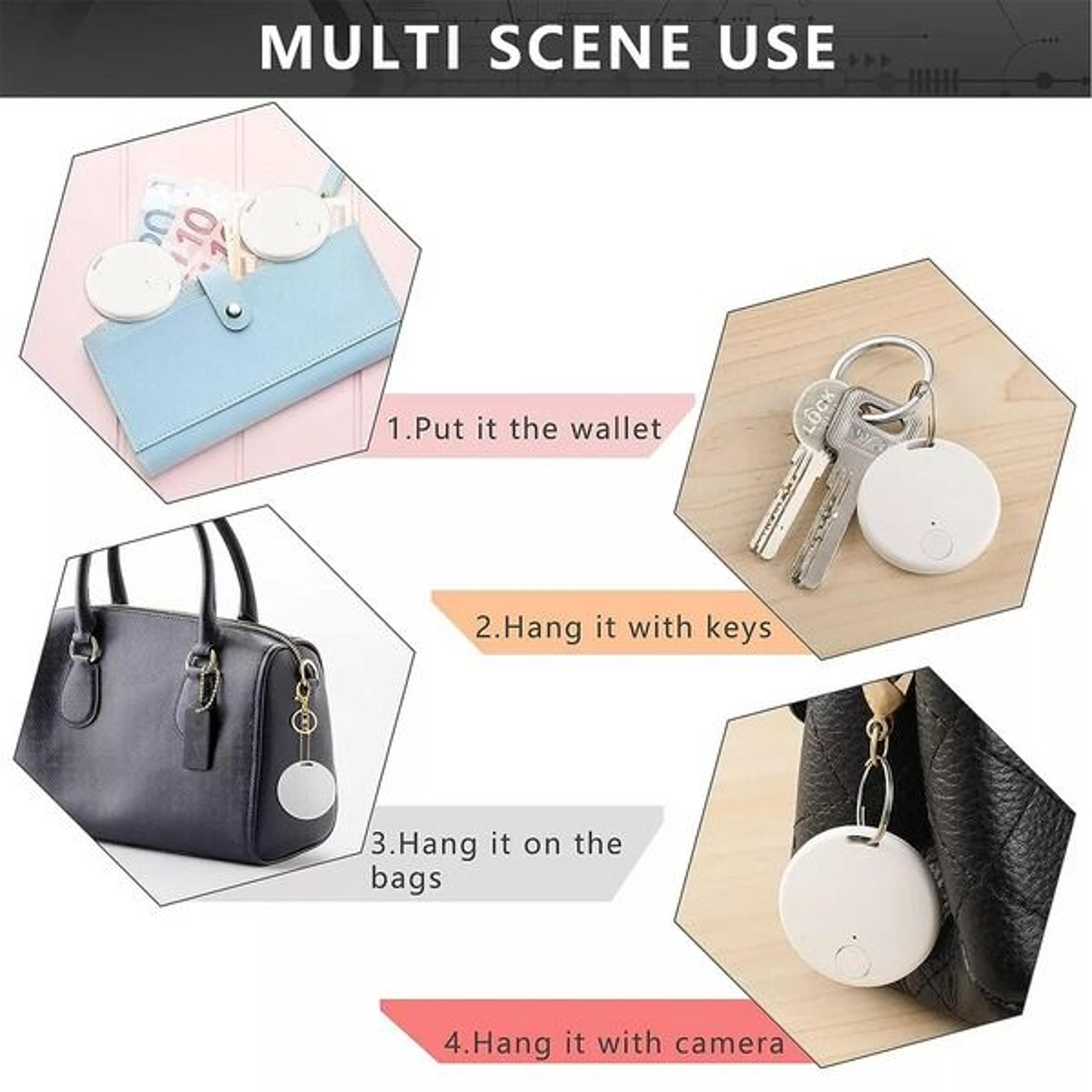 Bluetooth Mini GPS Tracking Device Child Pet Finder Key Tag RealTime Location Tracker For Pets And  7