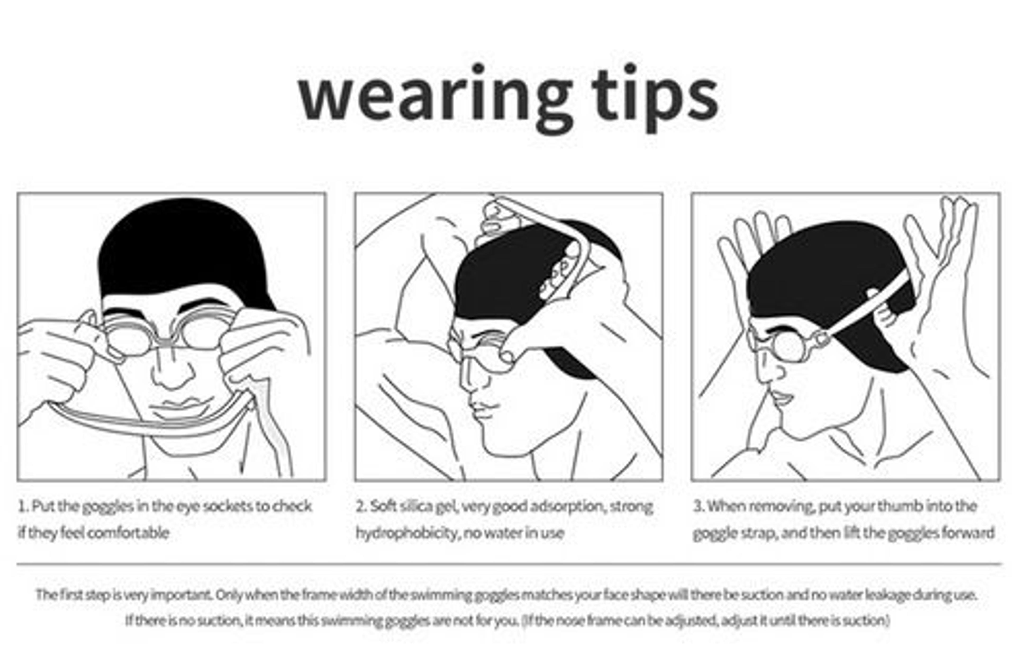 UV AntiFog Swim Goggles Clear Comfortable Glasses For Adults  Kids Mirrored Lenses Perfect For Swim 9