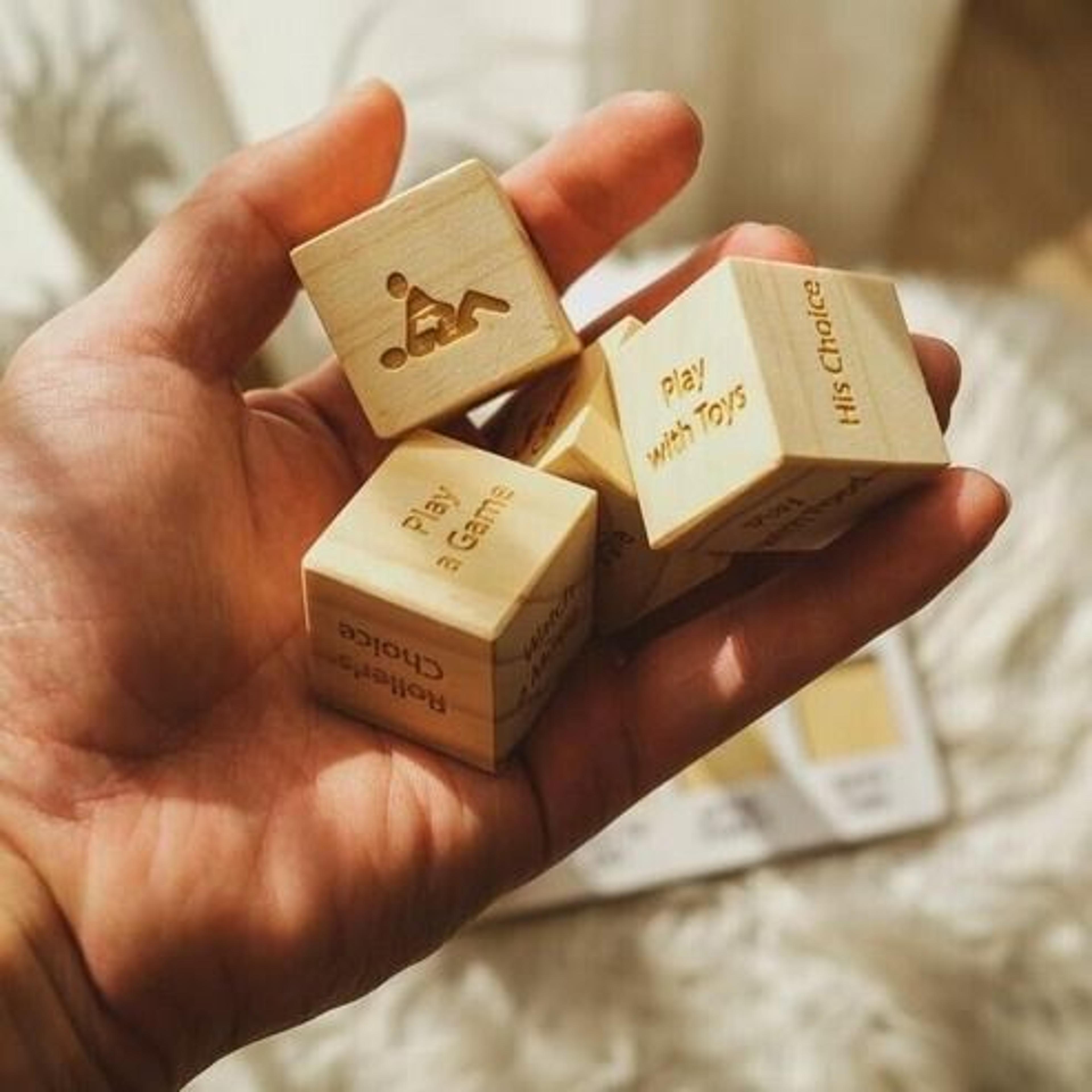 Wooden Date Night Dice Game For Couples After Dark Edition Fun Dice Game For Romantic Evenings 3
