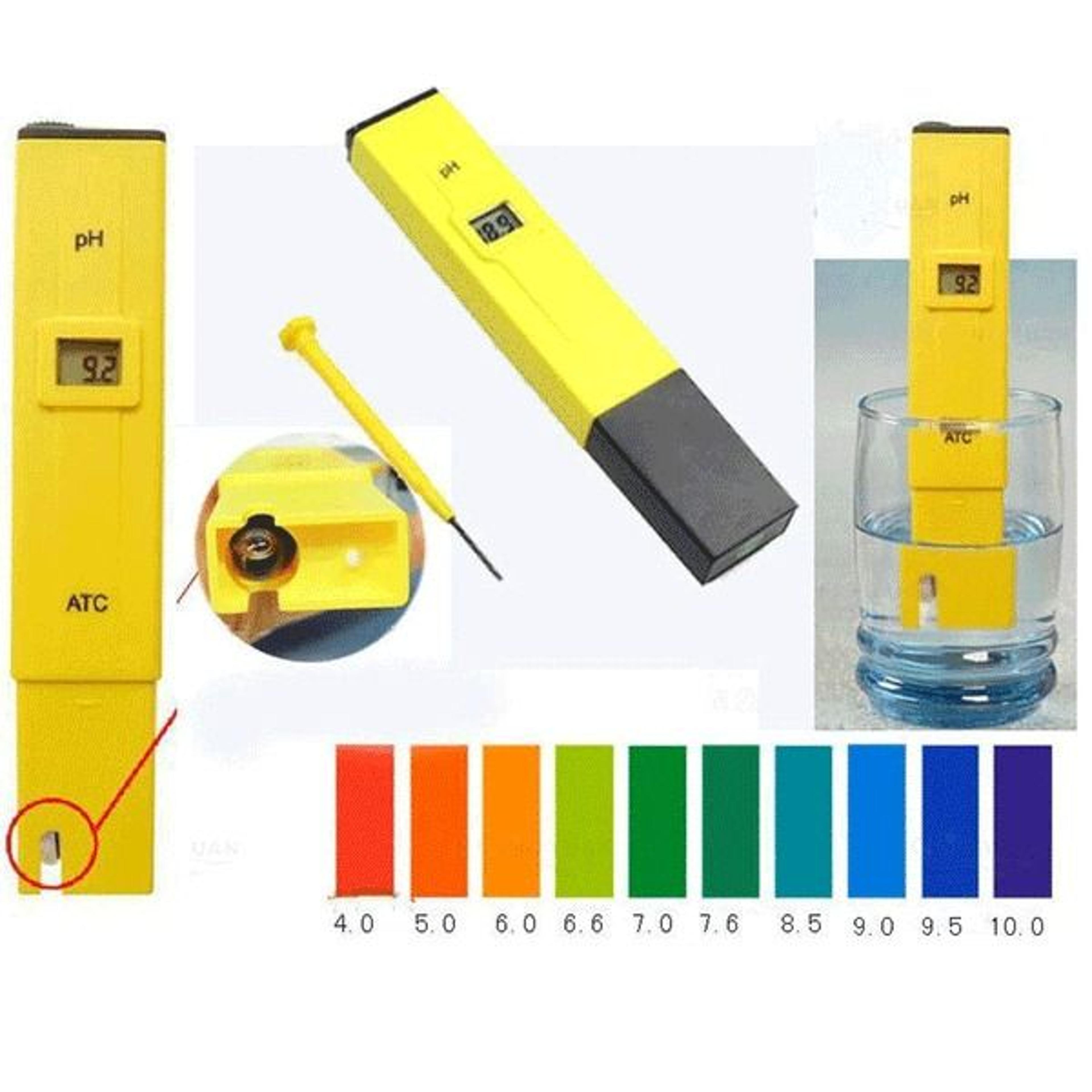 LCD Tester Pocket Hydroponics Digital Electric PH Meter Aquarium Water Test Pen 10
