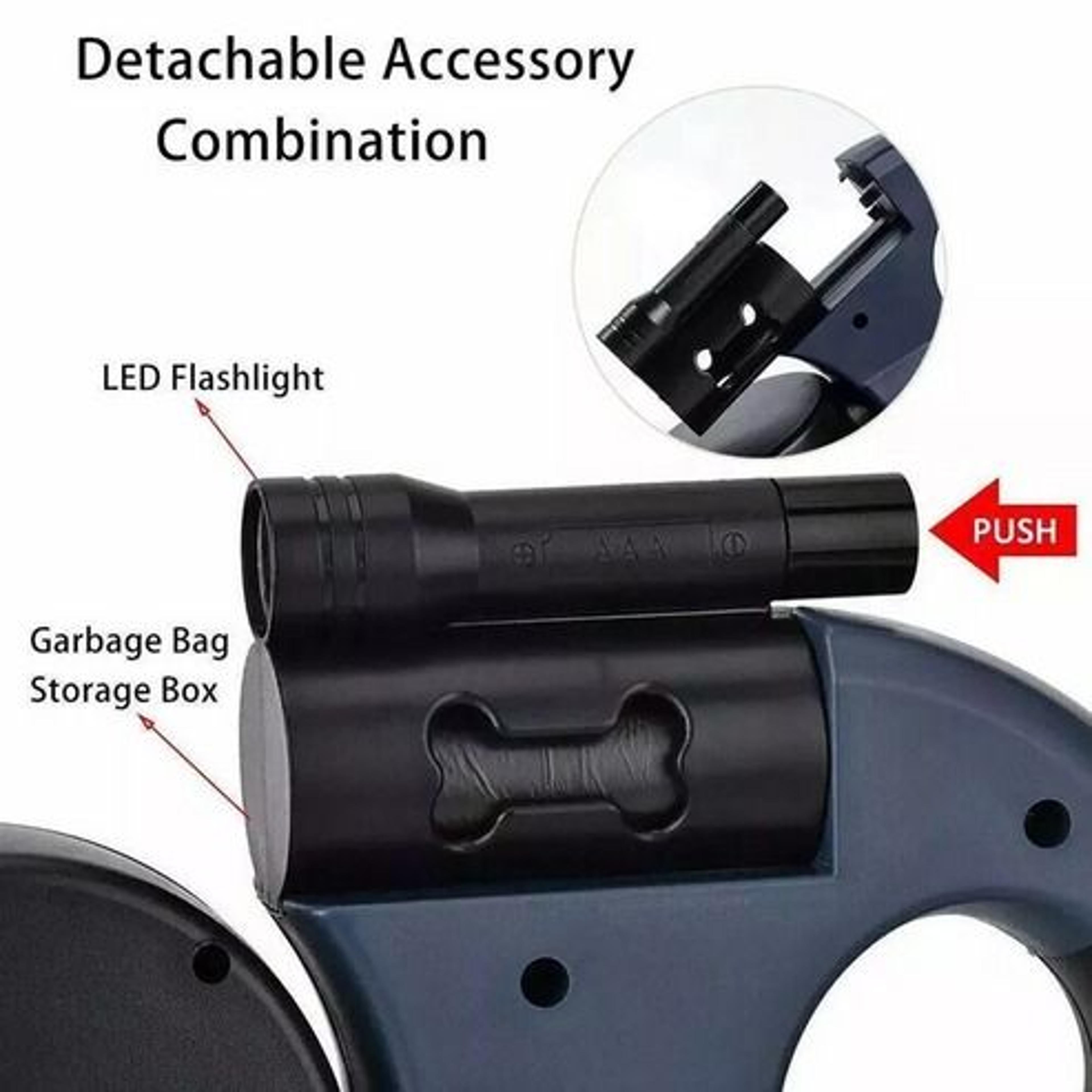 Reflective Dual Pet Leash Retractable 360 Swivel Double Dog Walking Lead 2