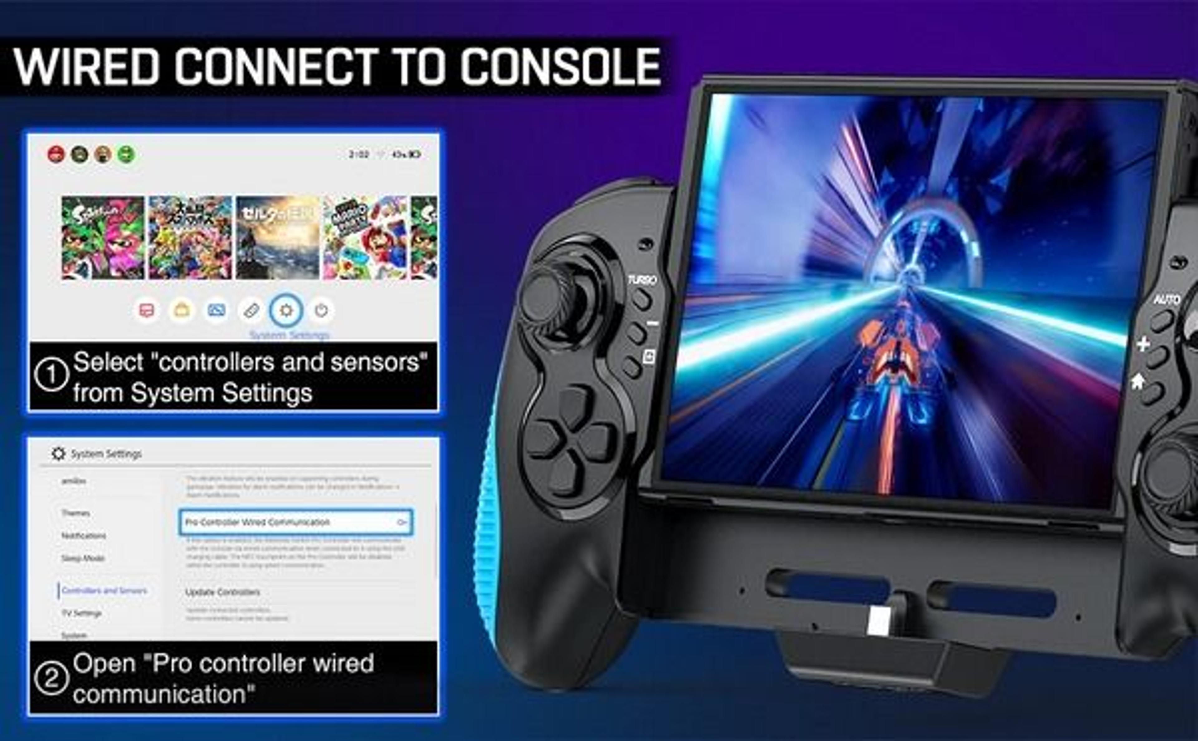 Nintendo Switch JoyCon Game Controller Grip Dual Vibration Gamepad Comfortable Handheld Accessory F 7