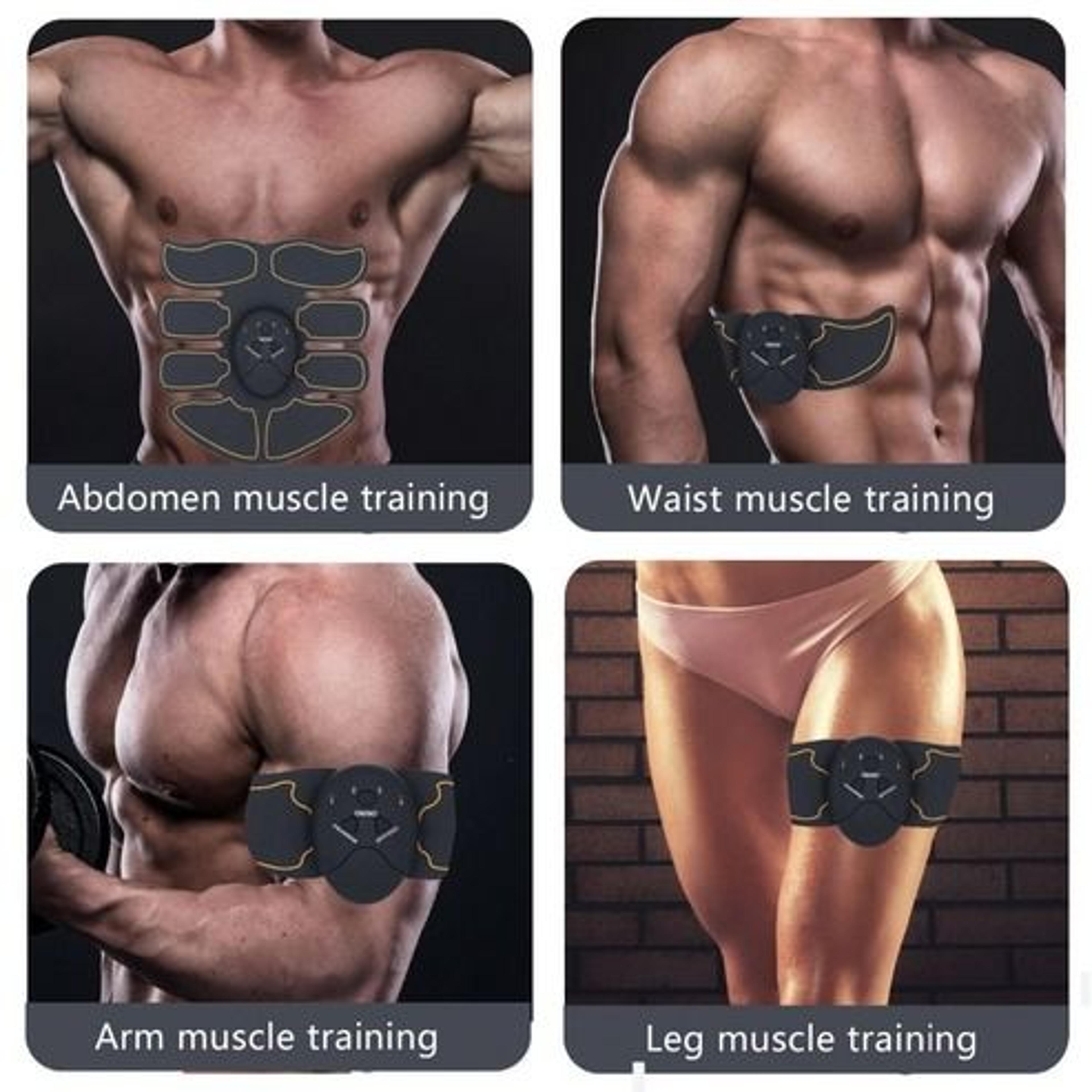 Ultimate ABS Stimulator EMS Muscle Trainer Fitness Gym Belt Toning Binder For Abdomen Arms 4