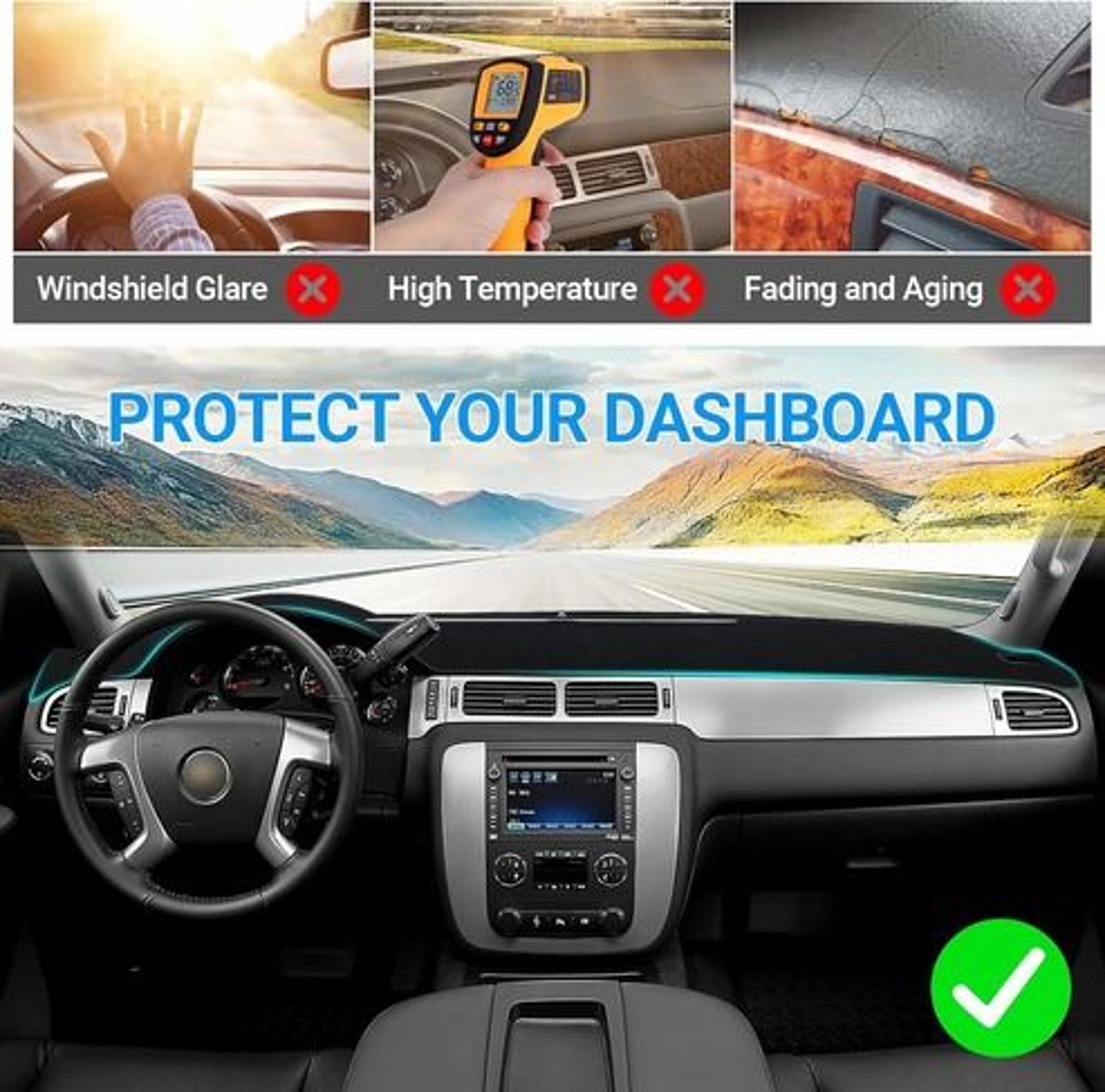 Chevy Silverado TahoeSuburban Dashboard Pad Mat  UV Blocker Flame Retardant  Custom Fit 6