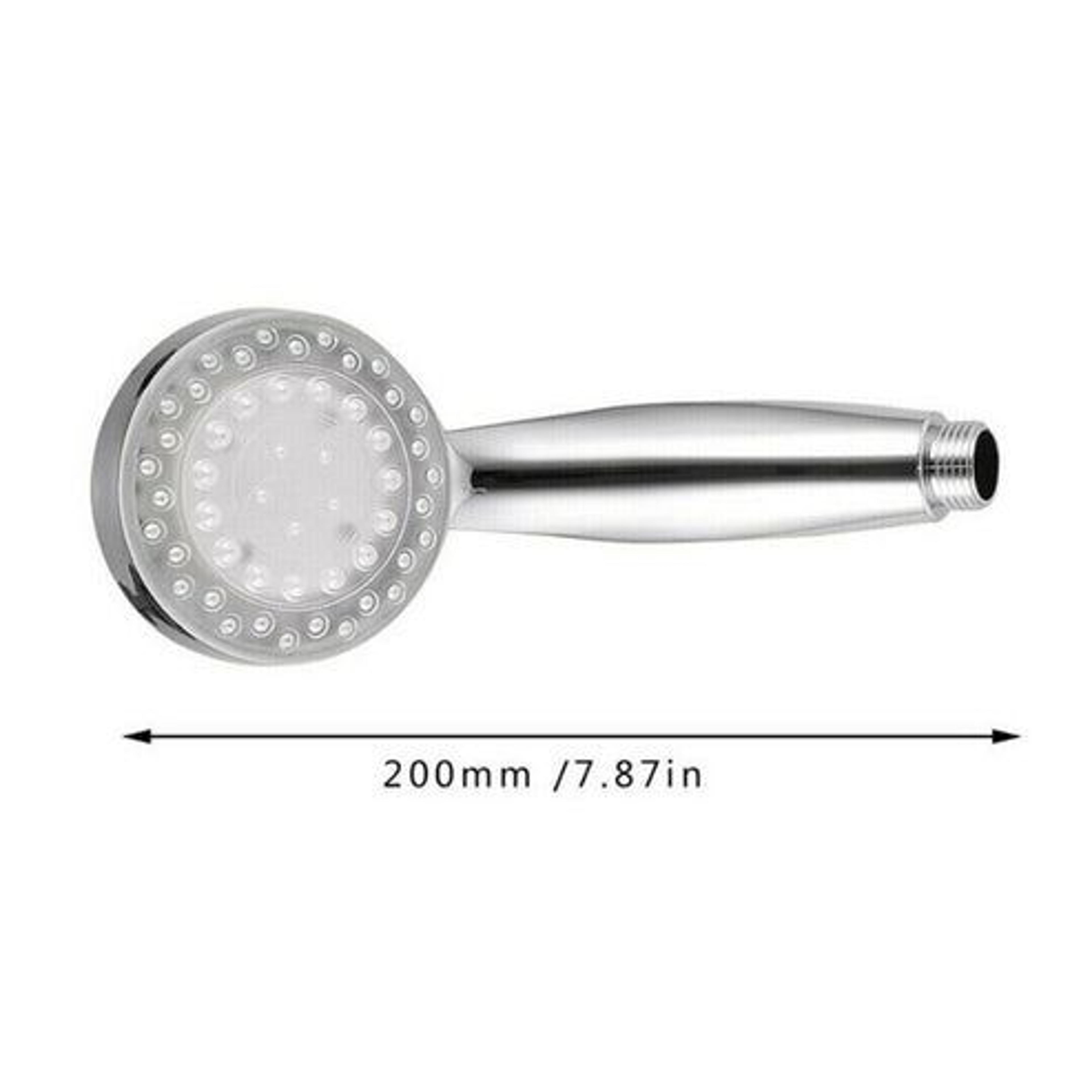 Color Changing LED Light Shower Head Handheld Water Bath Glow Bathroom Accessory 5