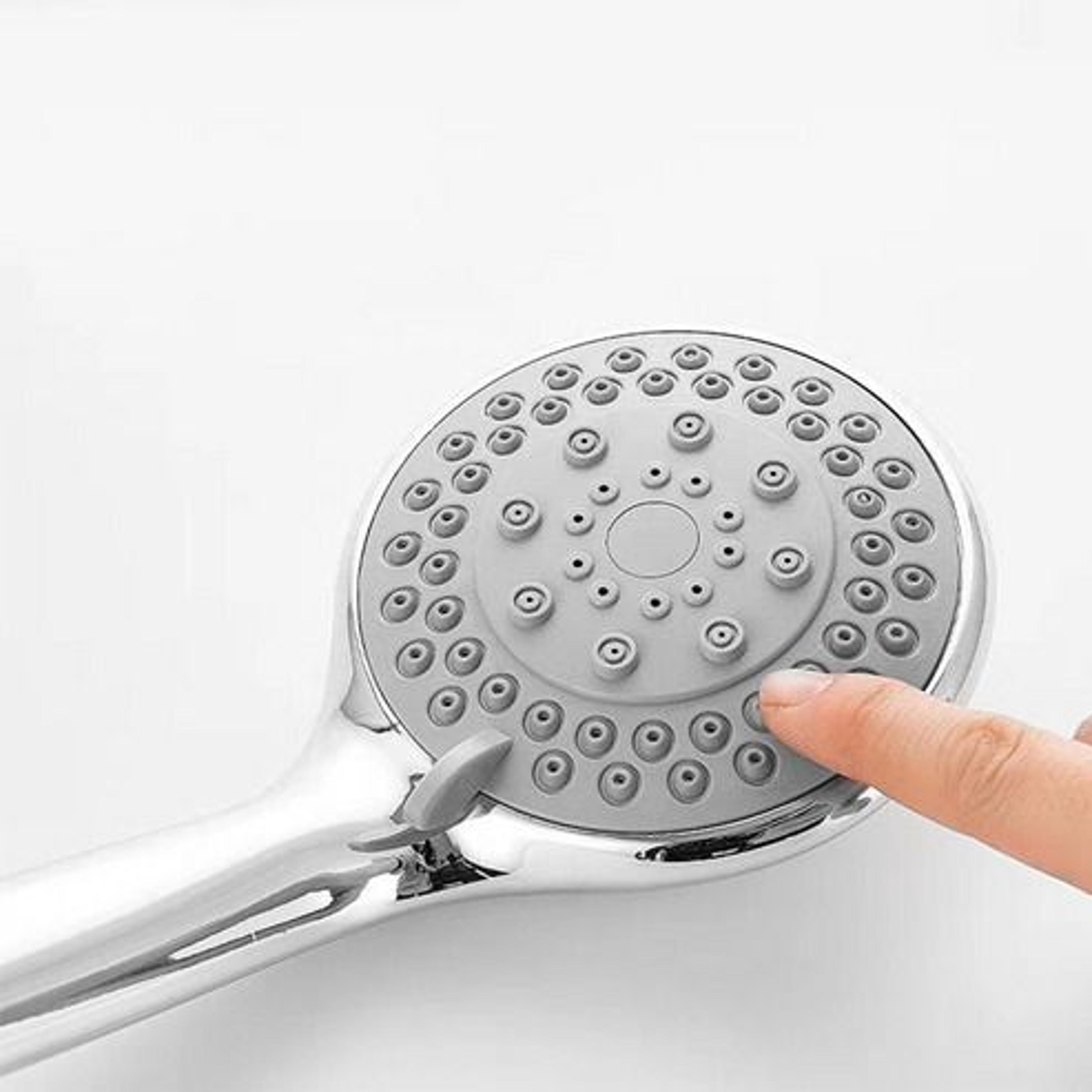 Handheld High Pressure Shower Head Hose SelfCleaning Chrome Finish Upgrade Your Shower Experience 3