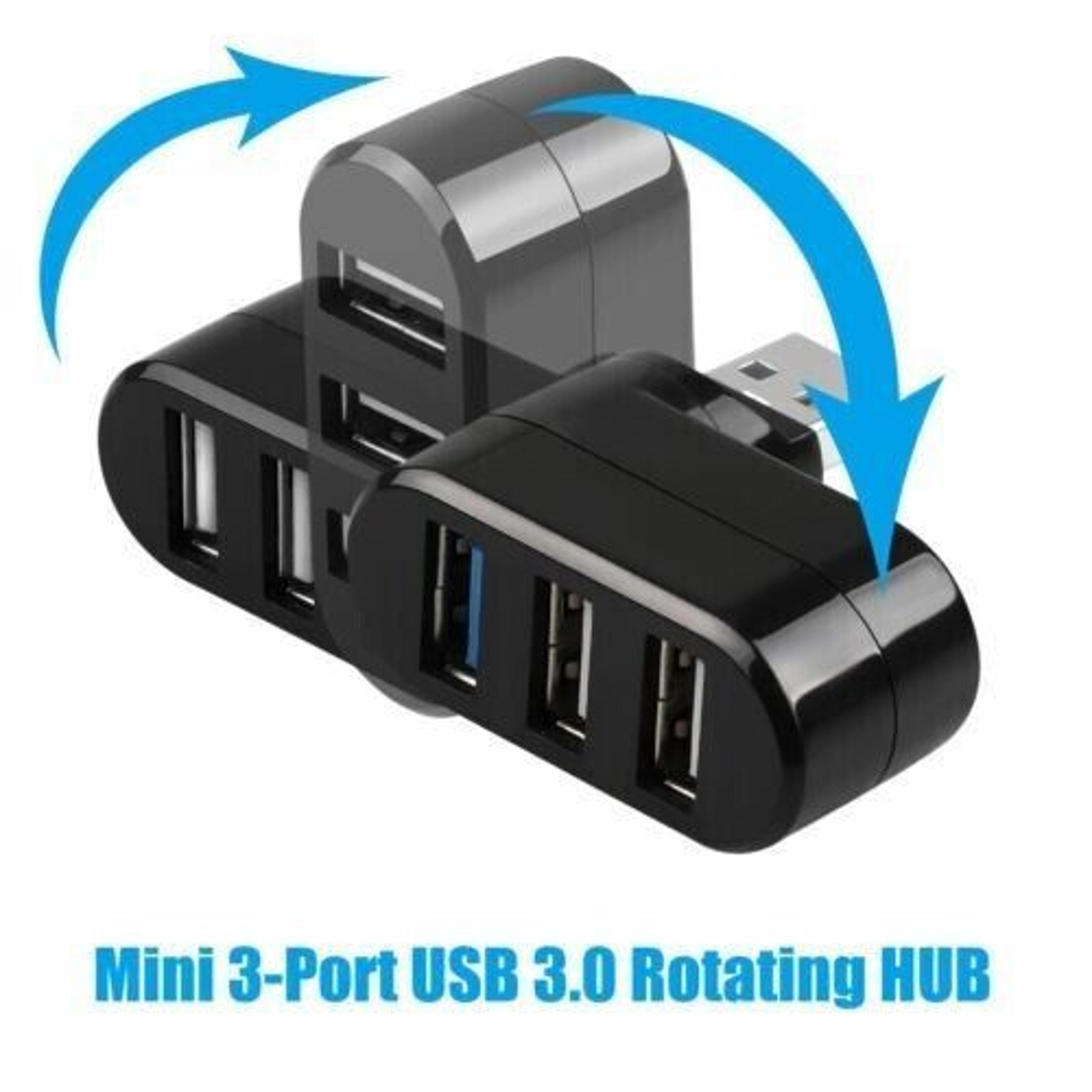 3 Port USB Hub High Speed Multi HUB Splitter Expansion For Desktop PC And Laptop Adapter 2