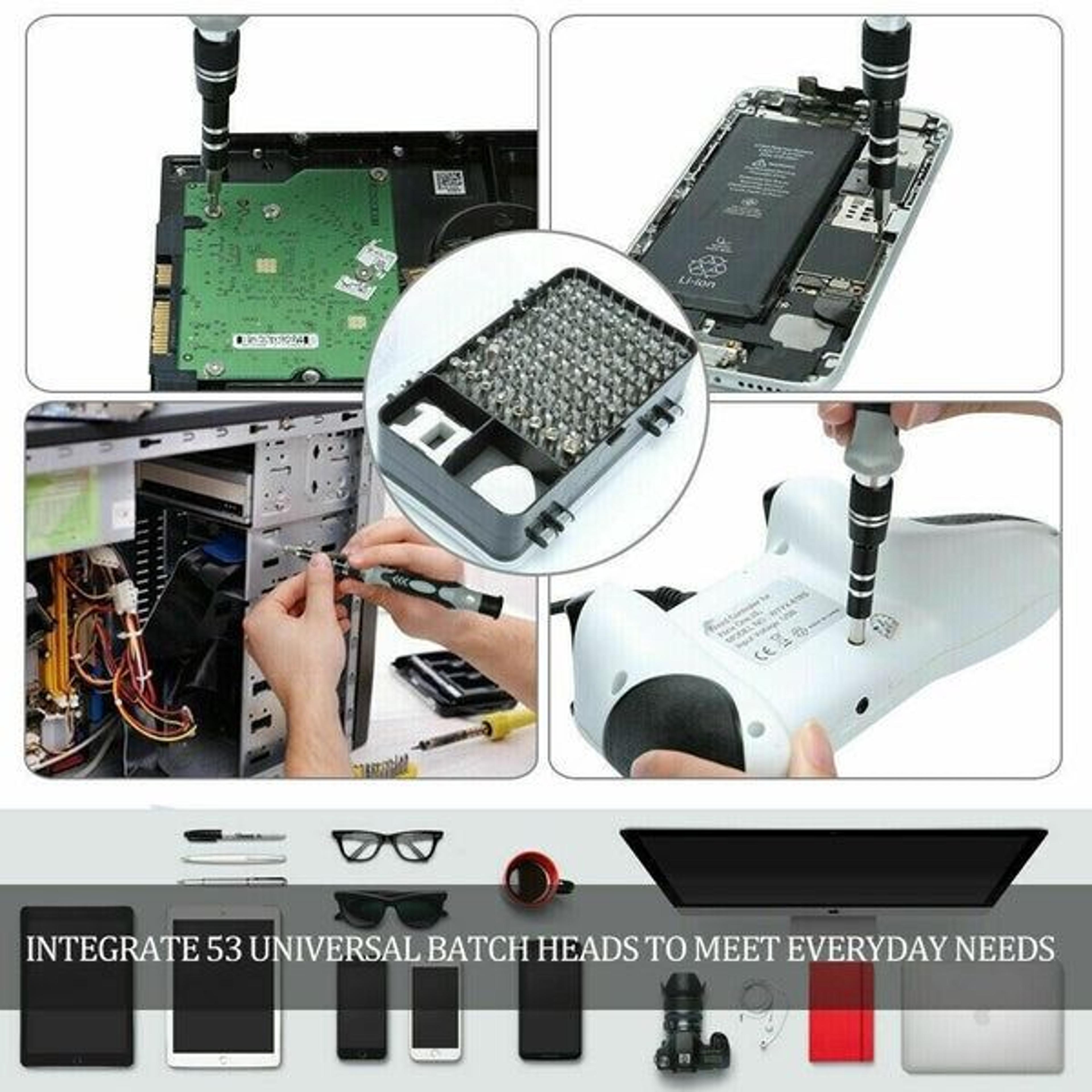 Magnetic Screwdriver Bit Set For IPhone Macbook Watch Repair Tool Kit Set 4
