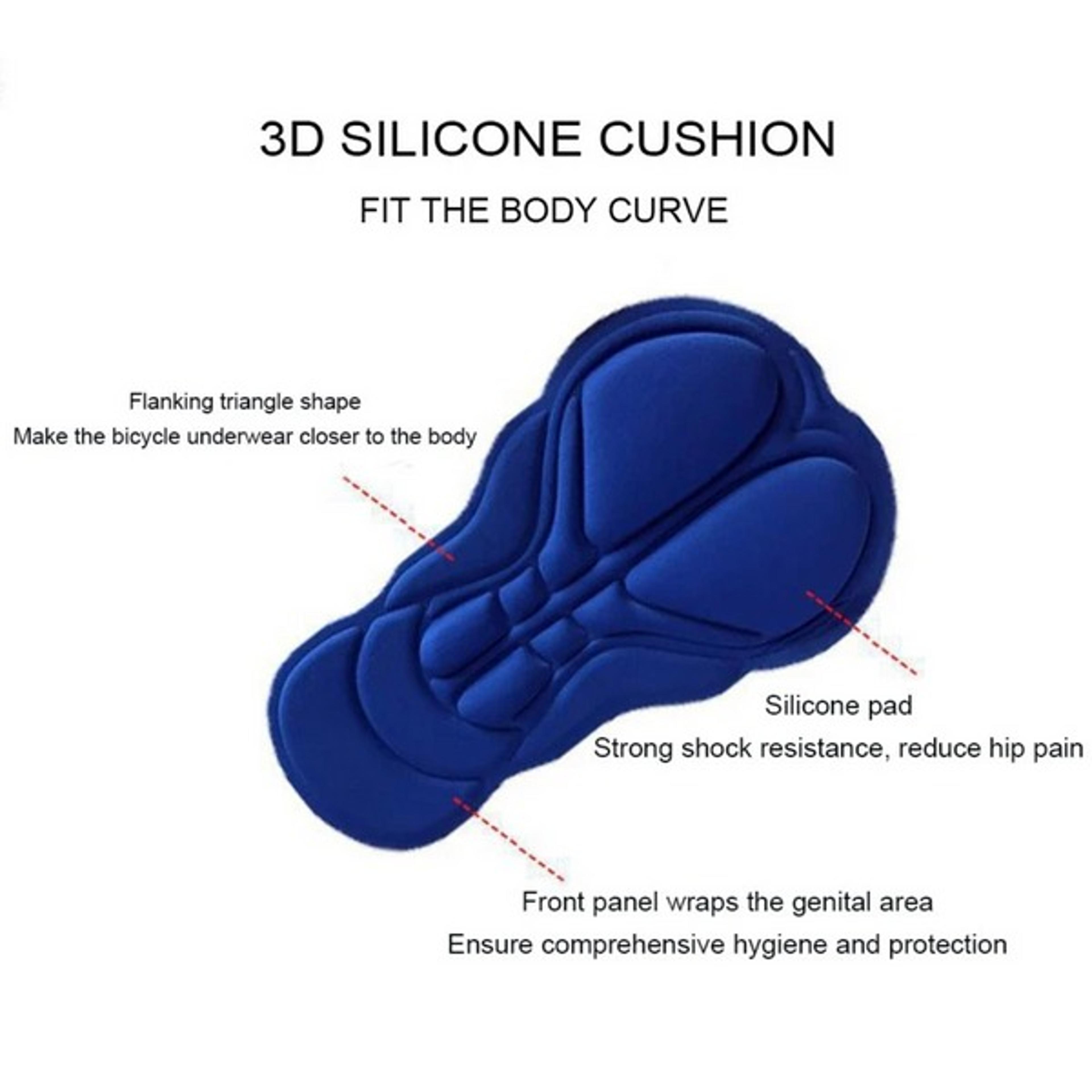Cycling Shorts For Men Women Bicycle Bike Underwear Pants With Sponge Gel 3D Padded 2
