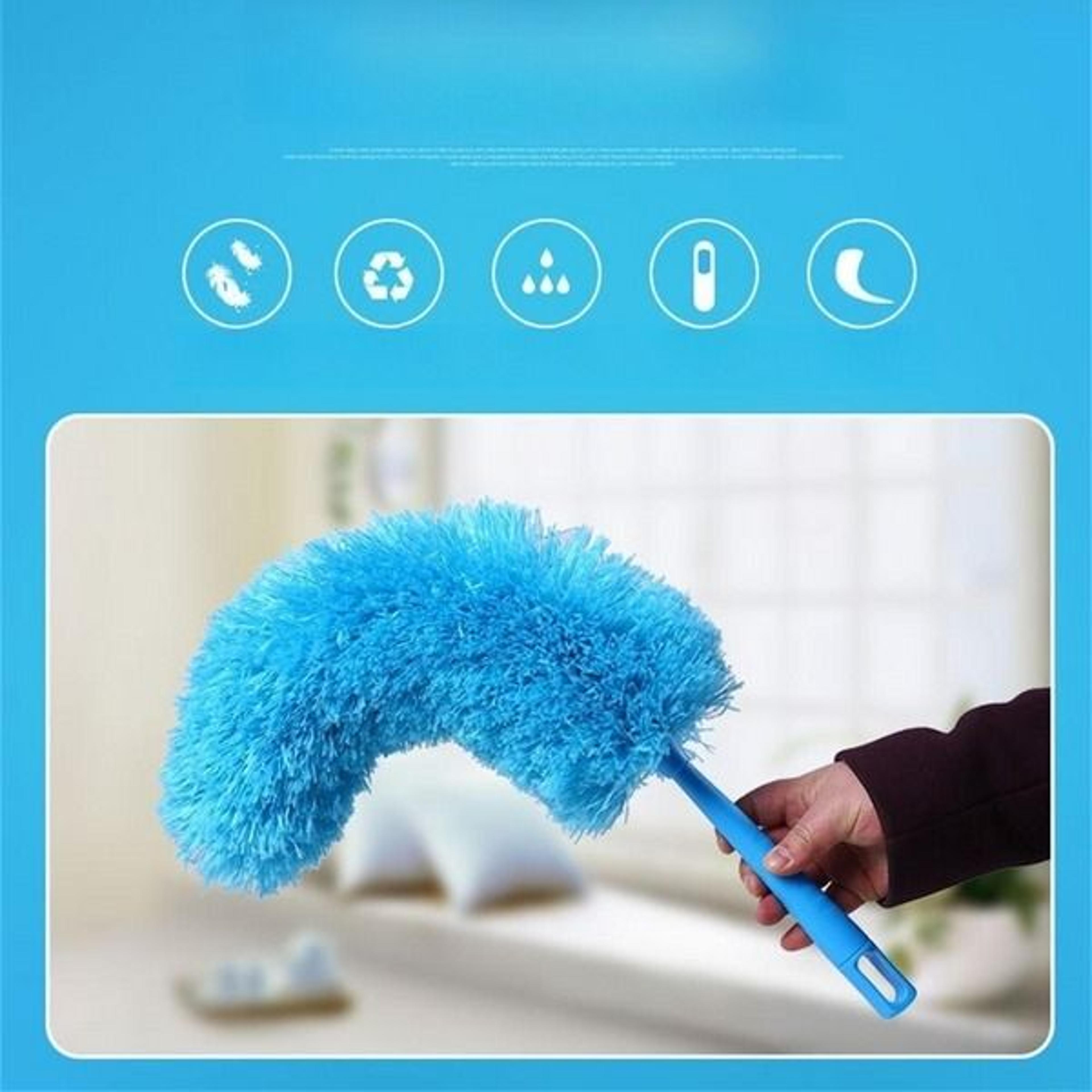 Soft Microfiber Duster Brush Bendable Handle For Easy Ceiling Fan Dusting Ideal Cleaning Tool For H 7