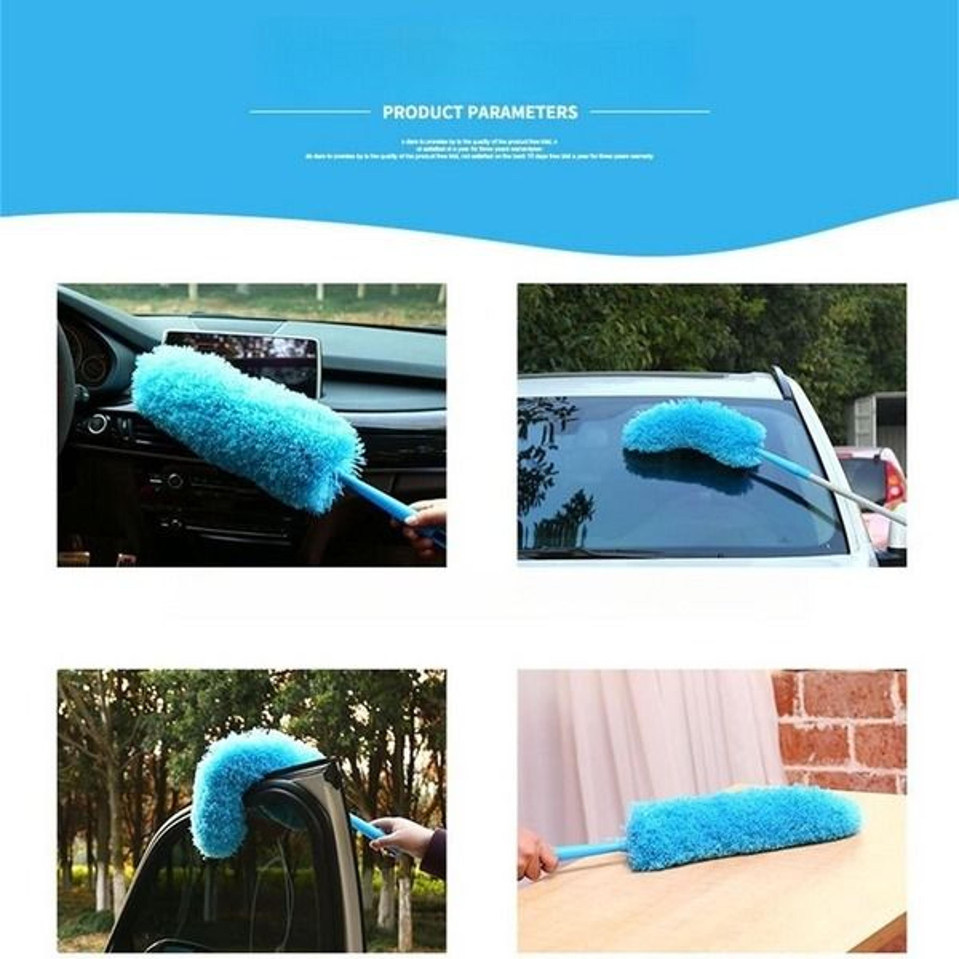 Soft Microfiber Duster Brush Bendable Handle For Easy Ceiling Fan Dusting Ideal Cleaning Tool For H 8