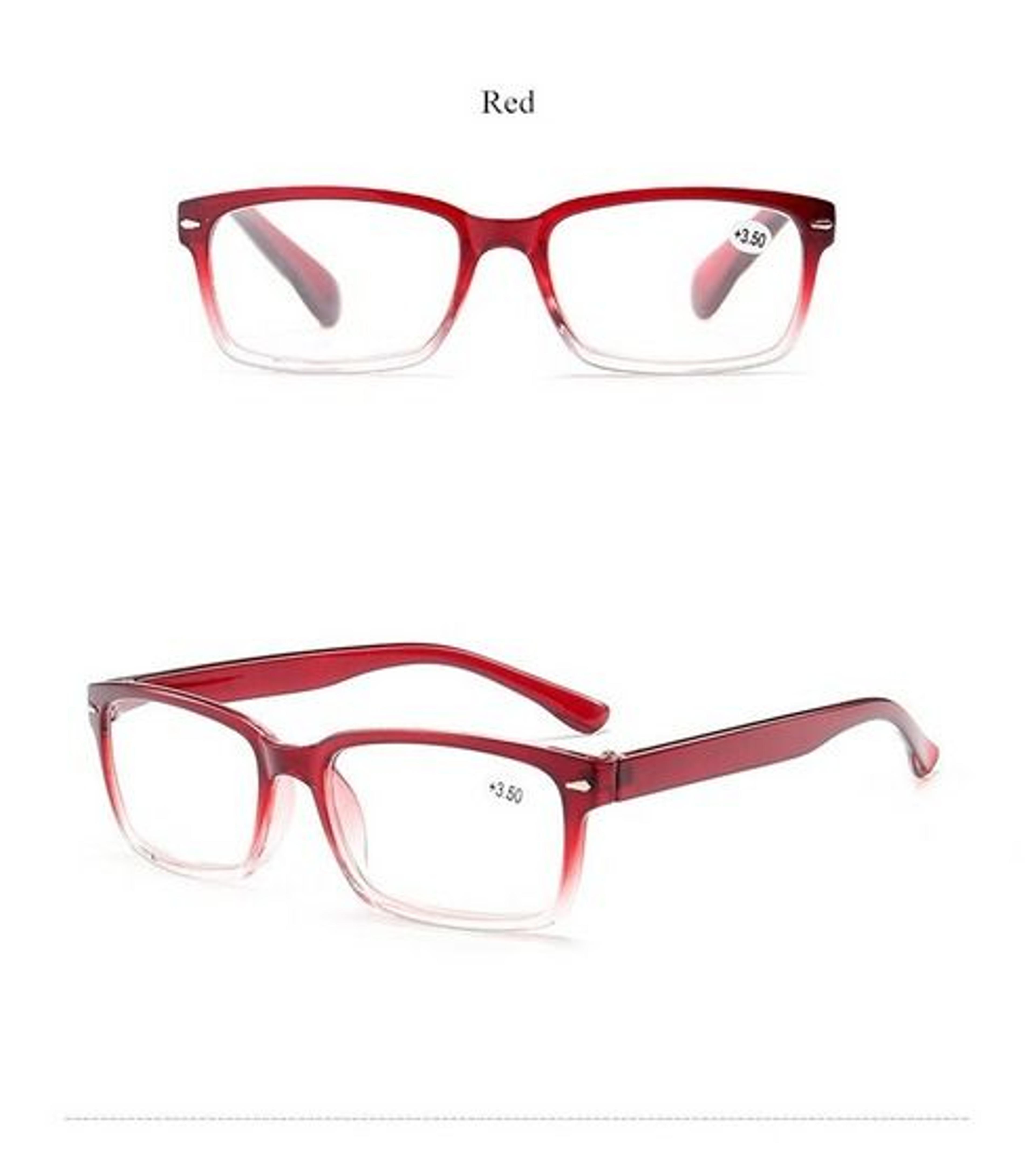 Reading Glasses For Men And Women Unisex Rectangular Eyeglasses Square Frame Durable Quality 4