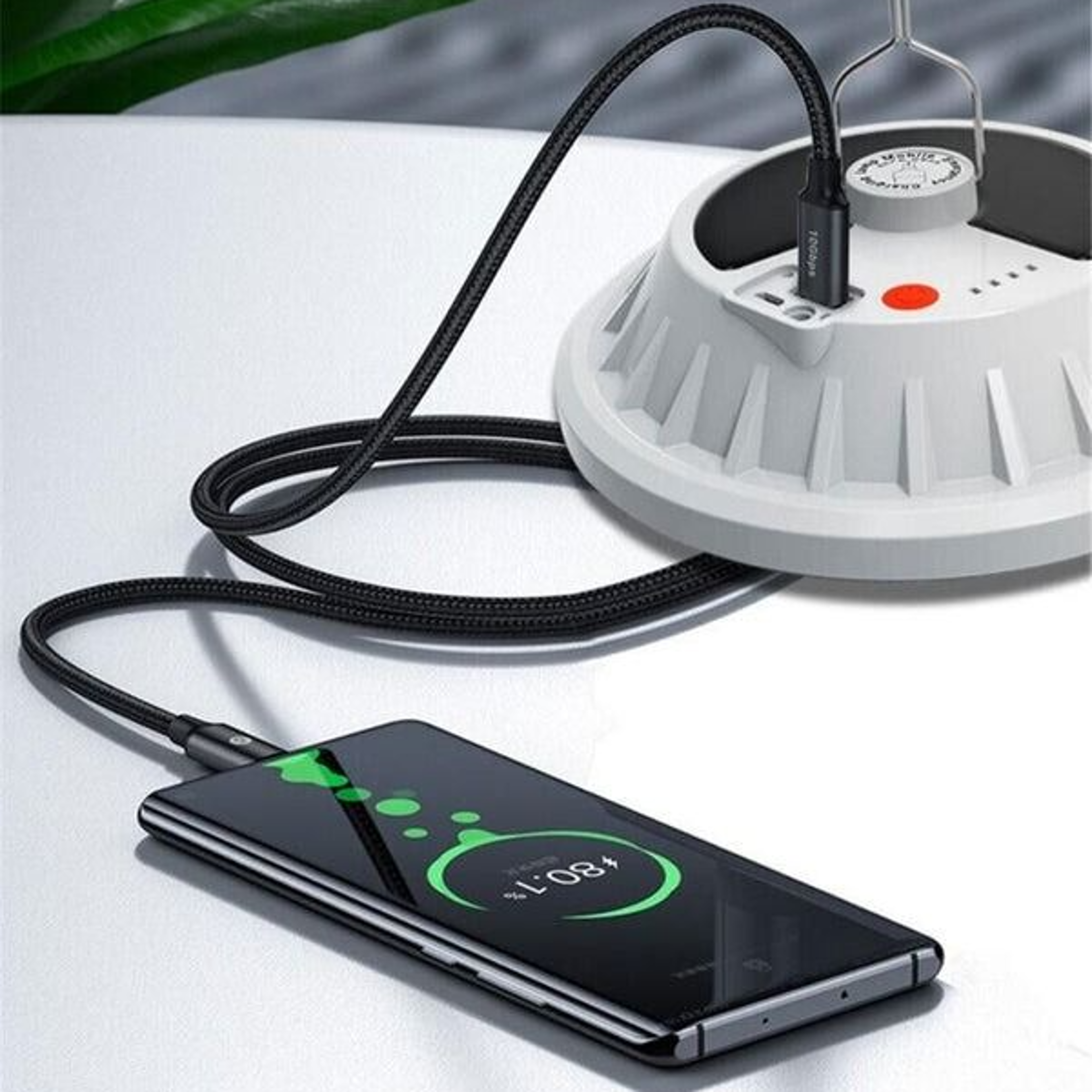 usb & solar rechargeable led outdoor camping tent light, hiking lantern lamp for camping