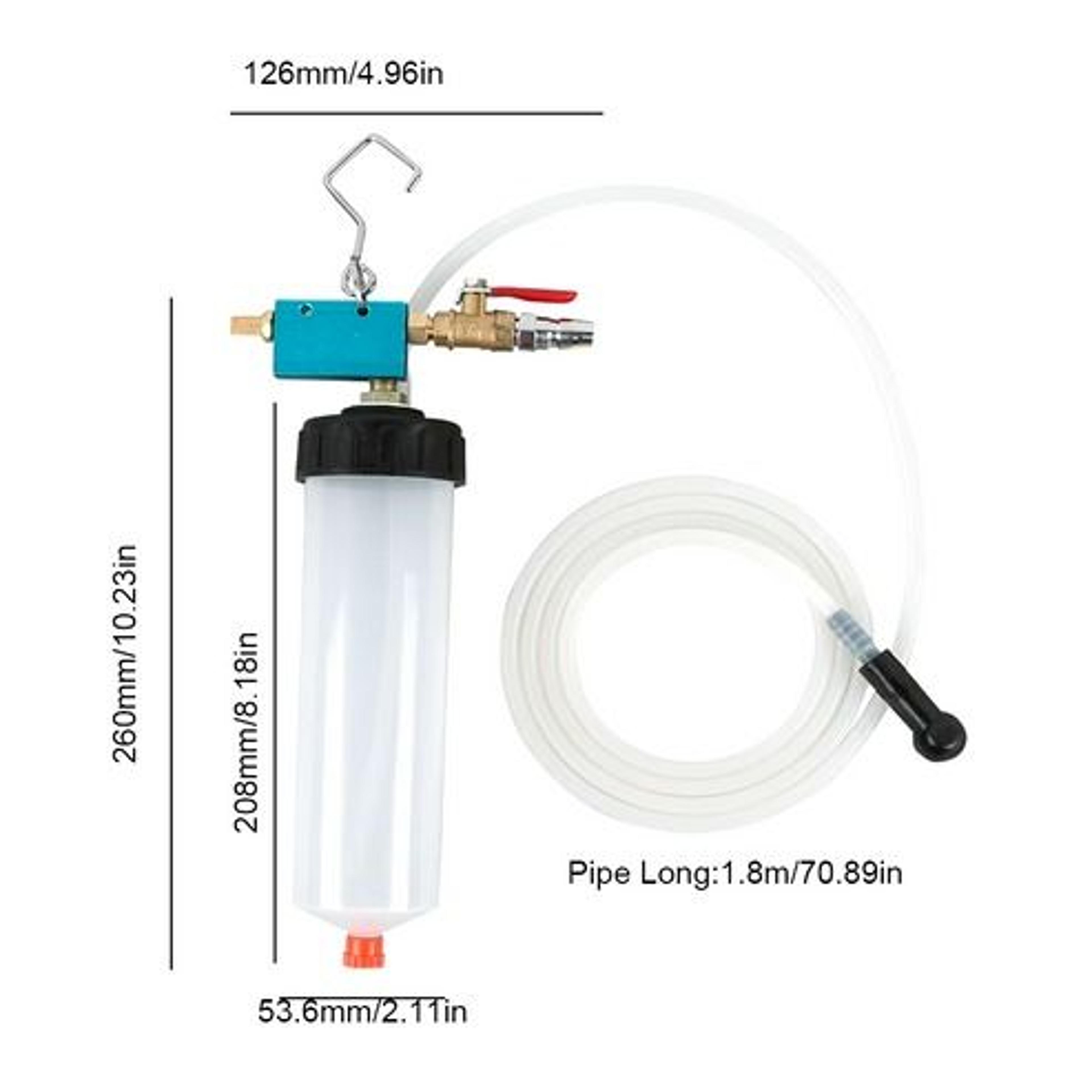 Vacuum Brake Bleeder Car Vehicle Tank Fluid Oil Change Pump Equipment Tool Kit For DIY Auto Mainten 9
