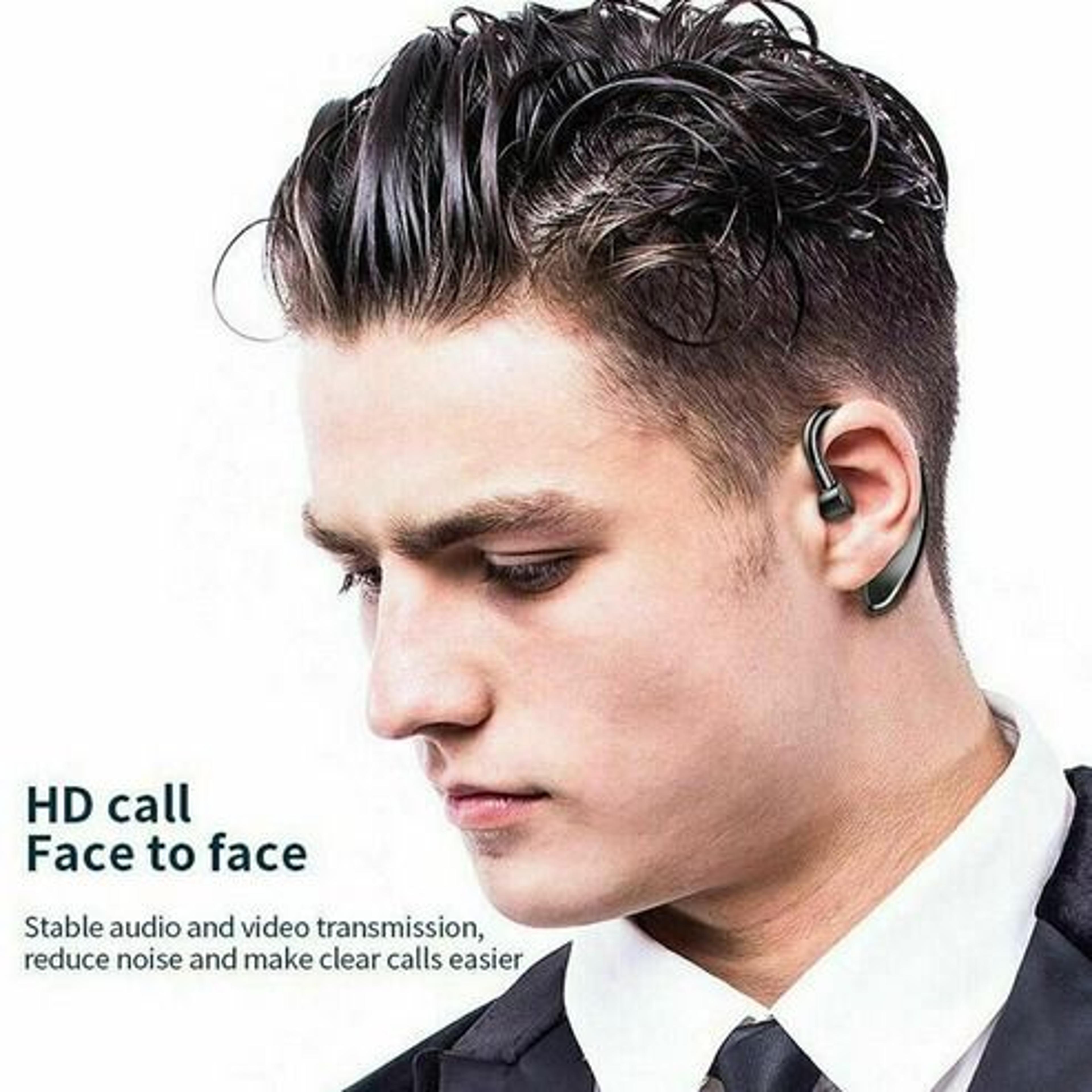 Trucker Earbuds Wireless Bluetooth Headset Noise Cancelling Earpiece For Driving And All Day Use 7