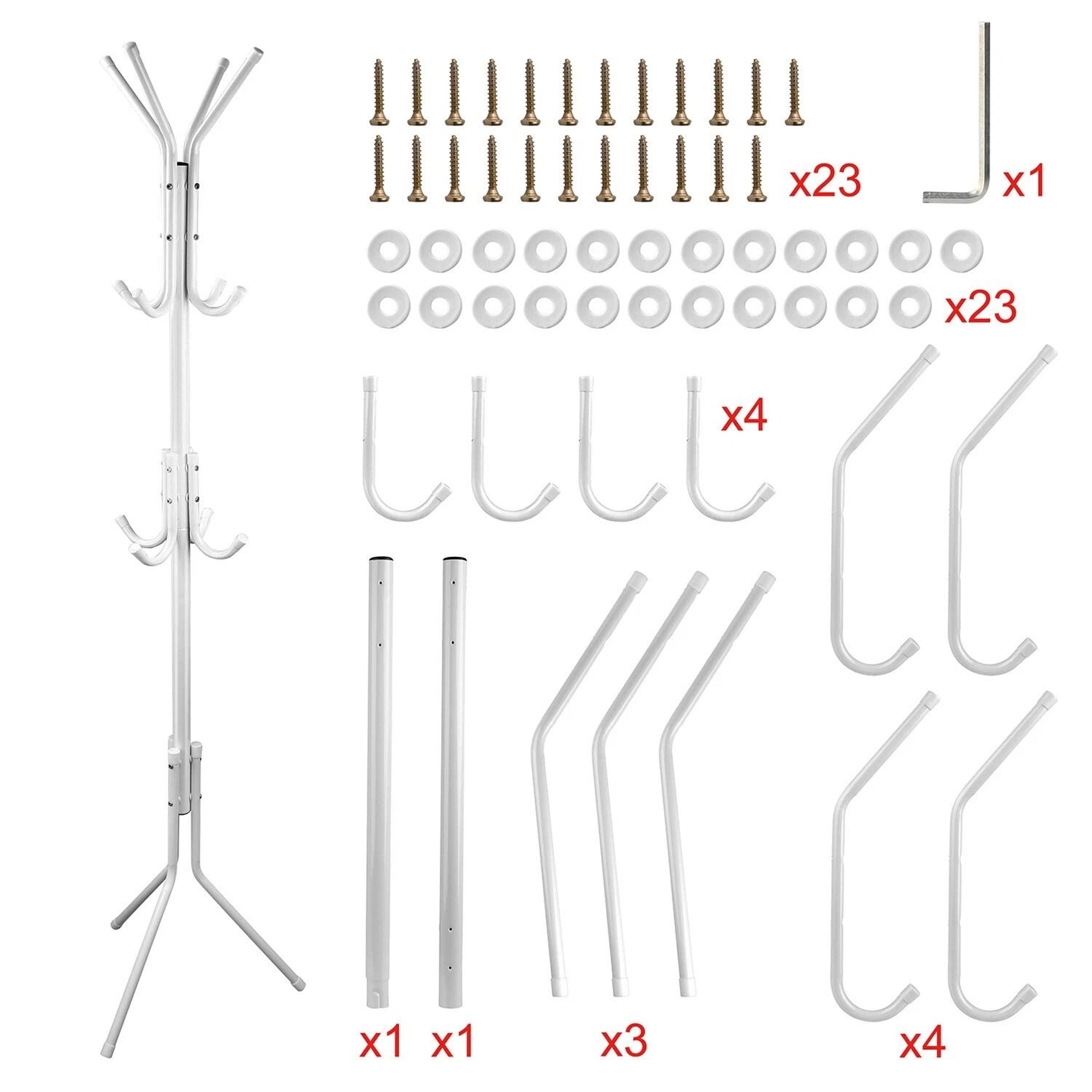 Hooks Coat Rack Hat Stand Tree Umbrella Holder Organizer Clothes Hanger Stylish Home And Office Sto 9