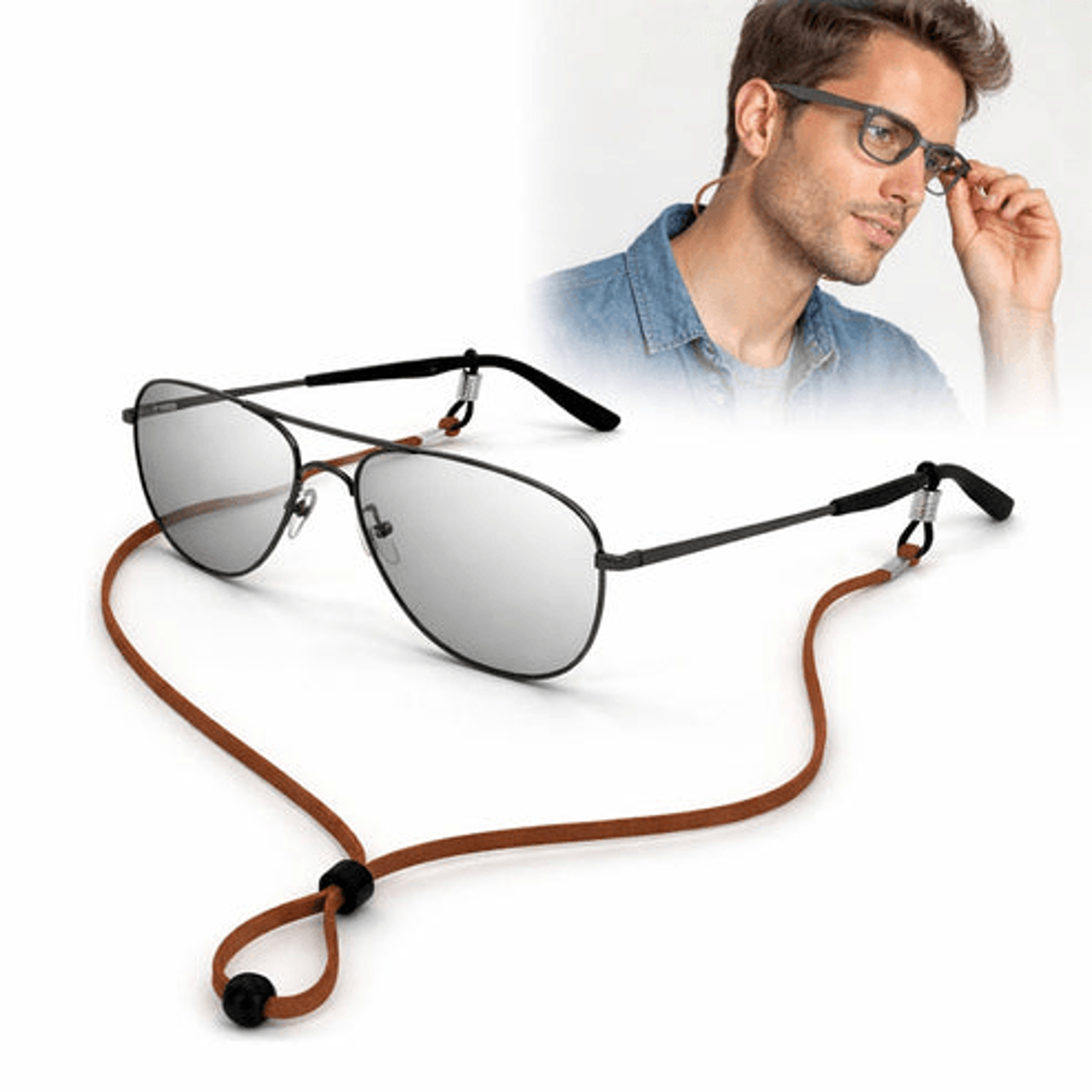 adjustable neck cord strap for sunglasses, eyeglass lanyard, glasses string holder for comfort and security
