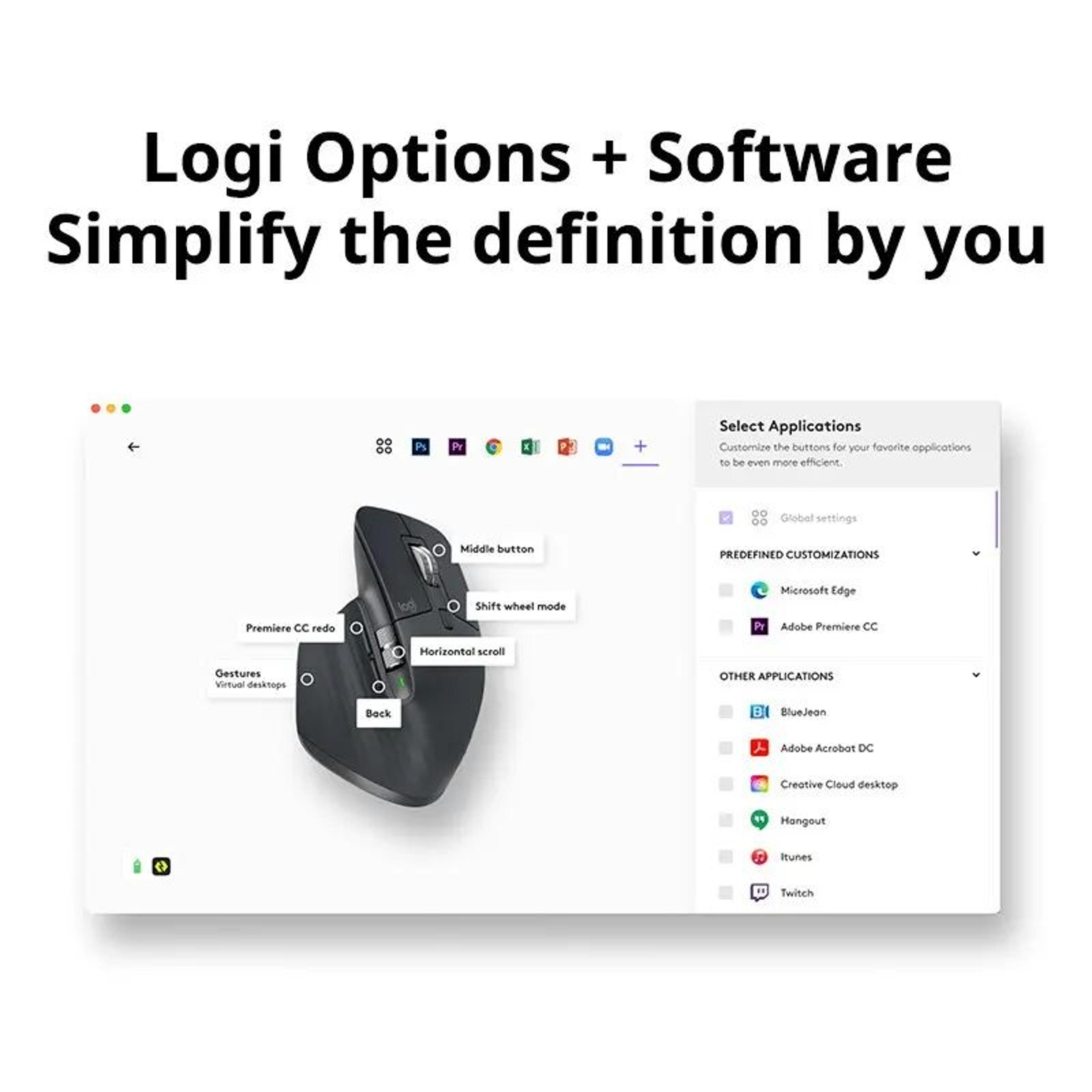 Logitech Bluetooth Wireless Mouse Cross Screen Control 4