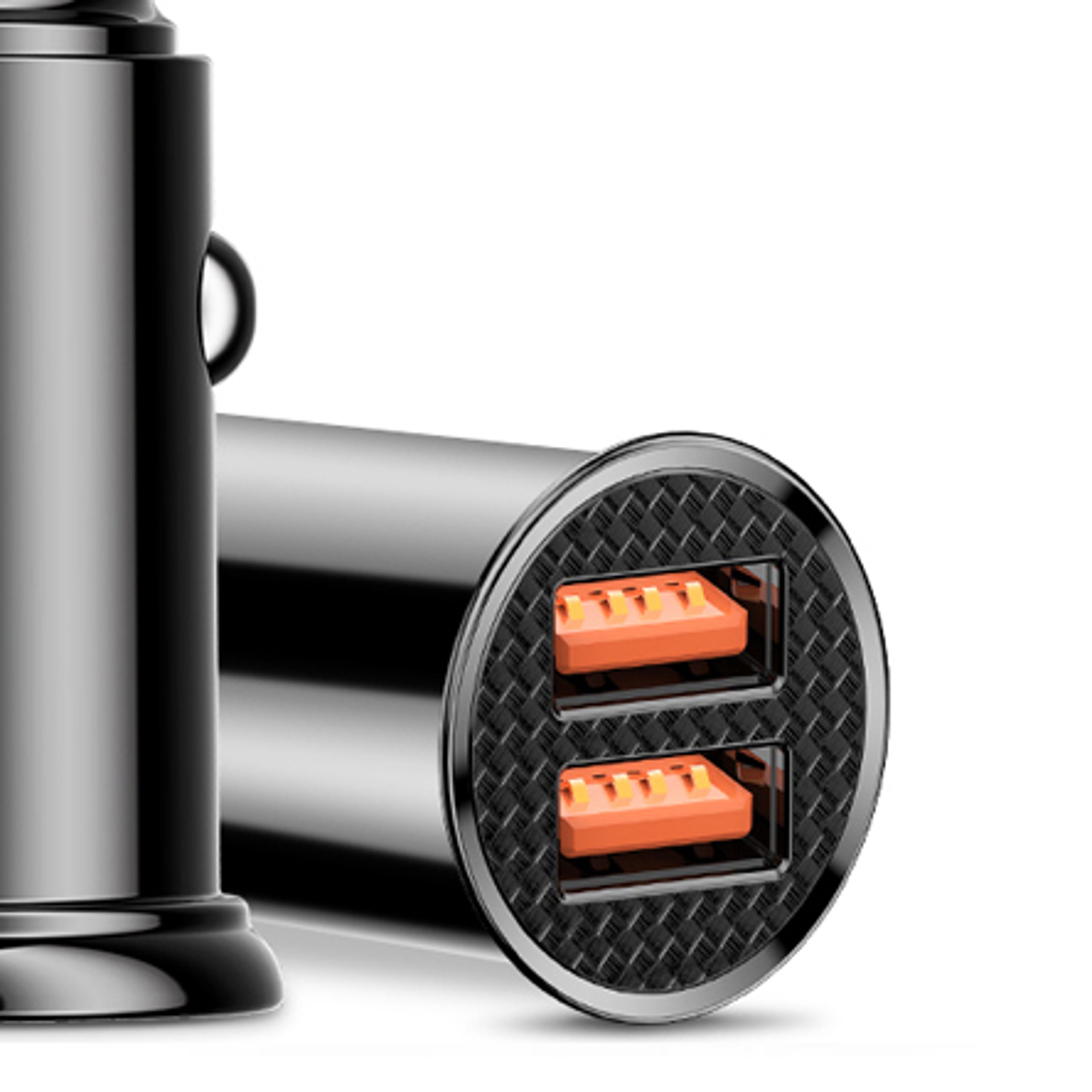 fast pd & quick charge car charger dual usb & type c adapter
