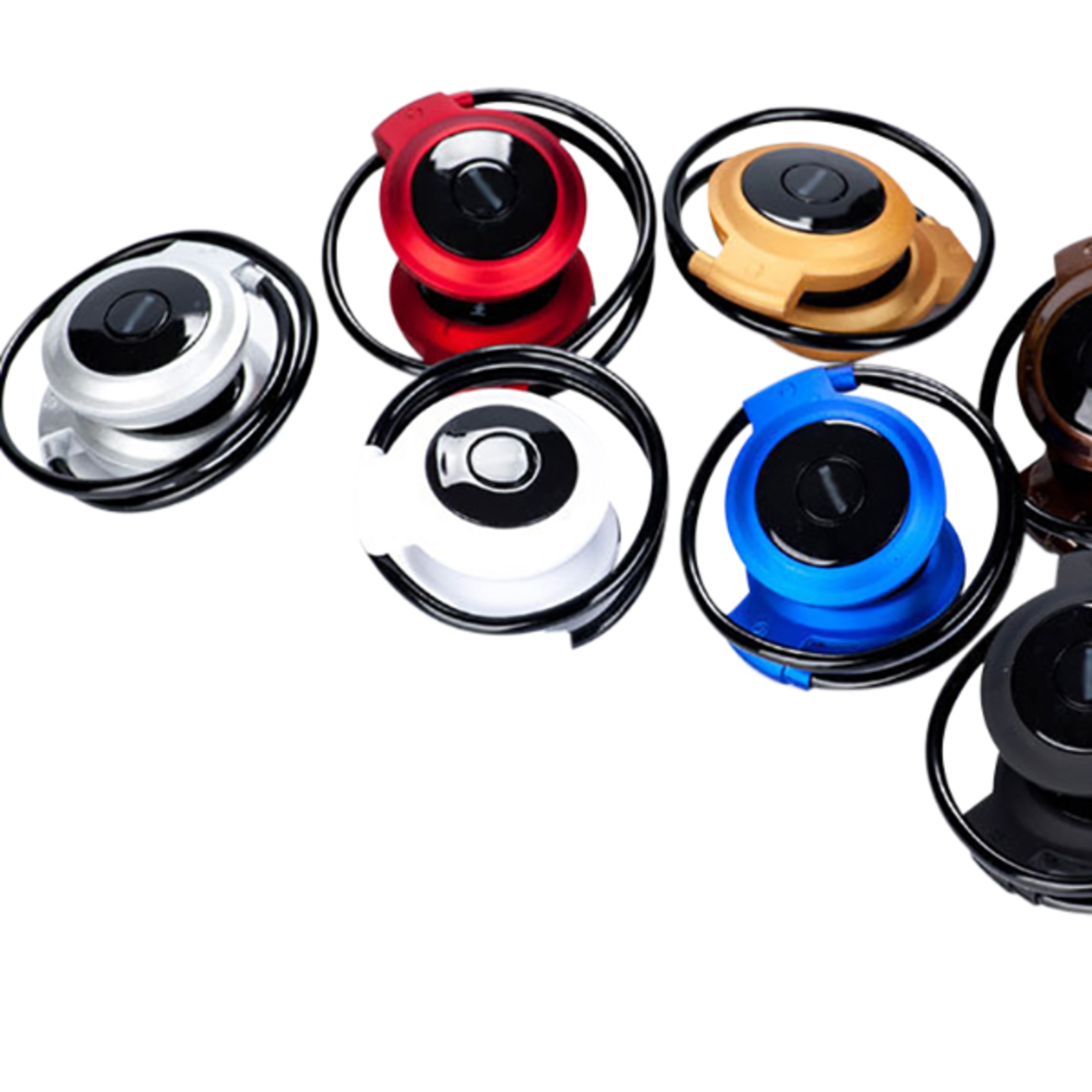 bluetooth sports headphones with micro sd player & hands free mic