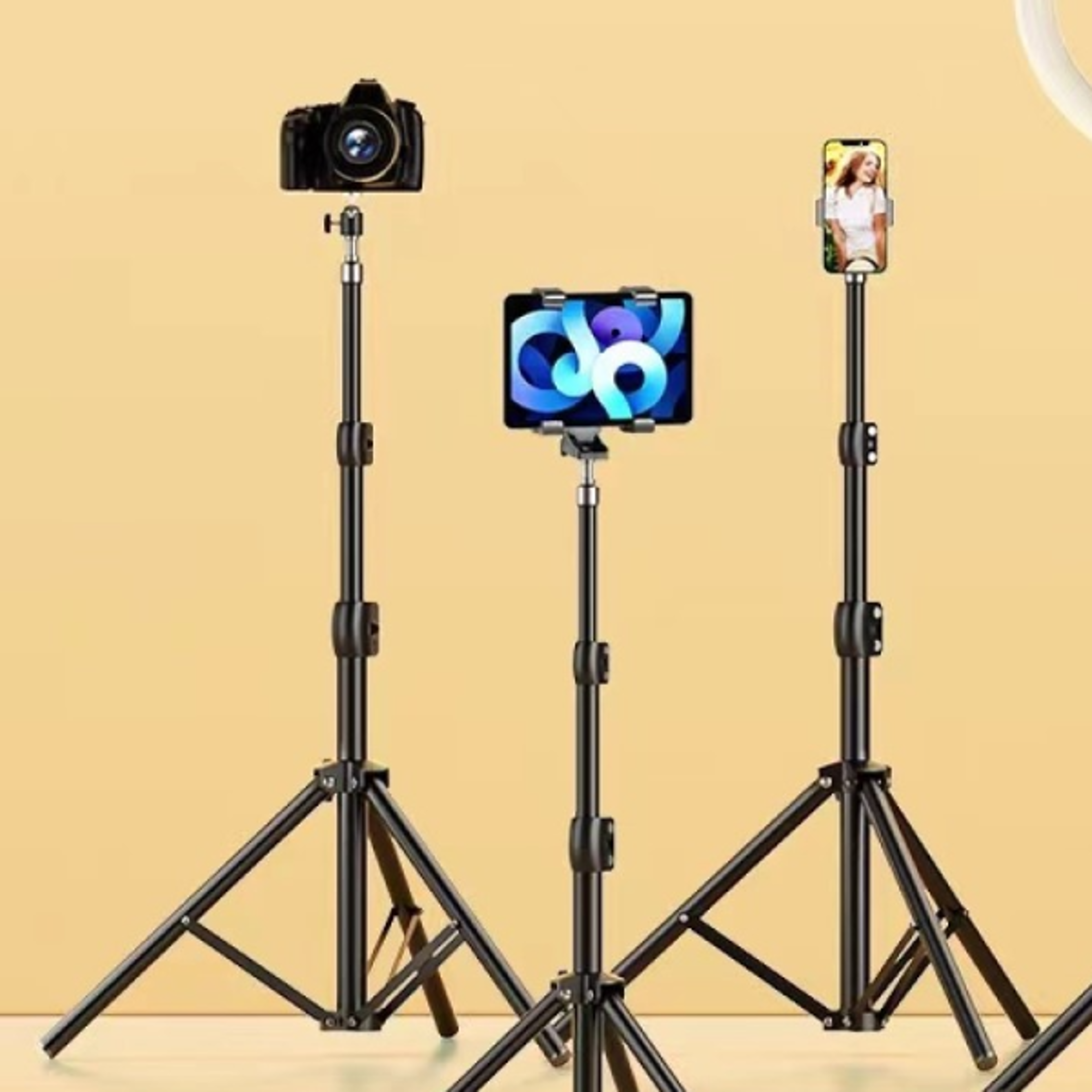 flexicapture phone tripod stand for video recording, selfies & live streaming