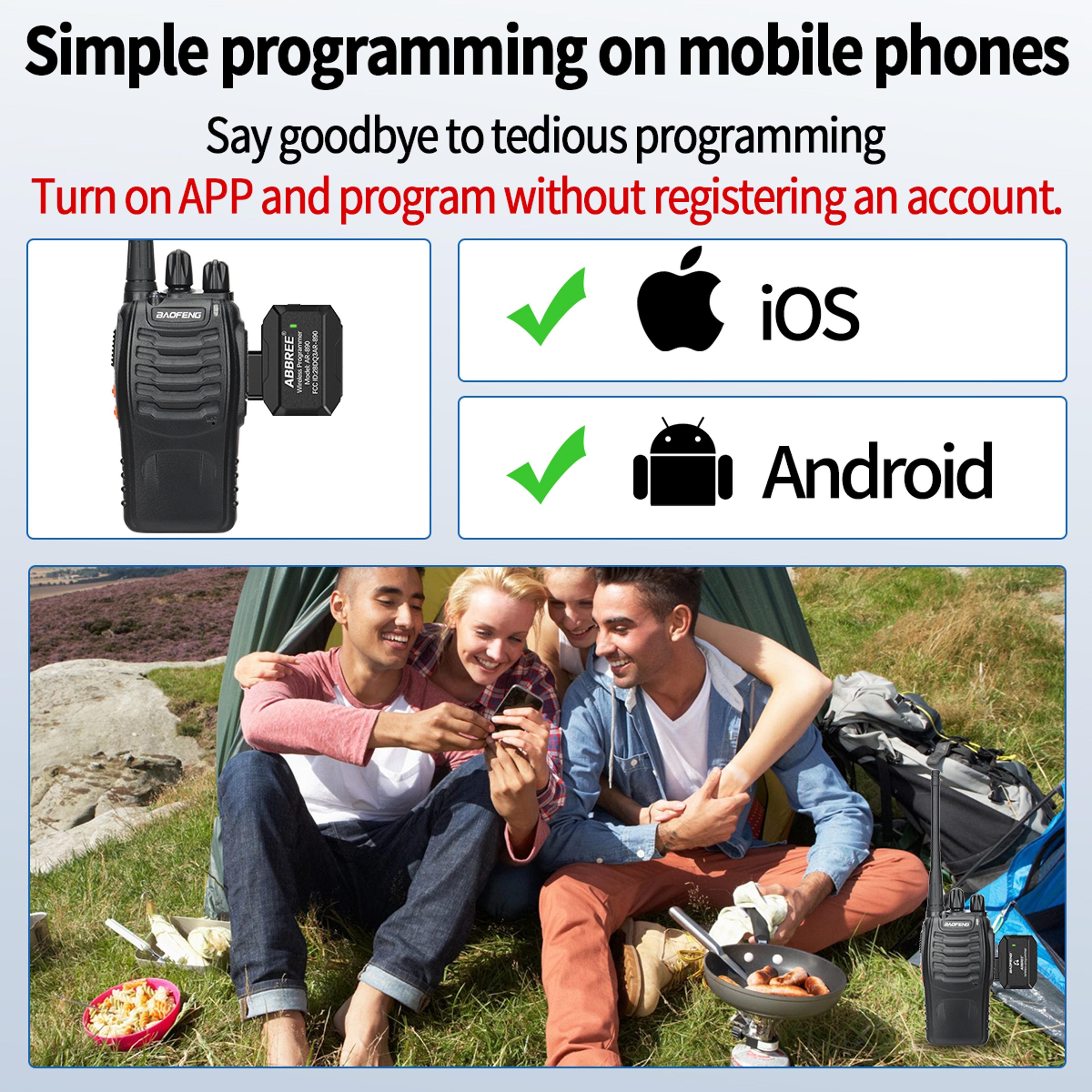 Bluetooth Walkie Talkie Programmer For Baofeng Wireless App Setup 2