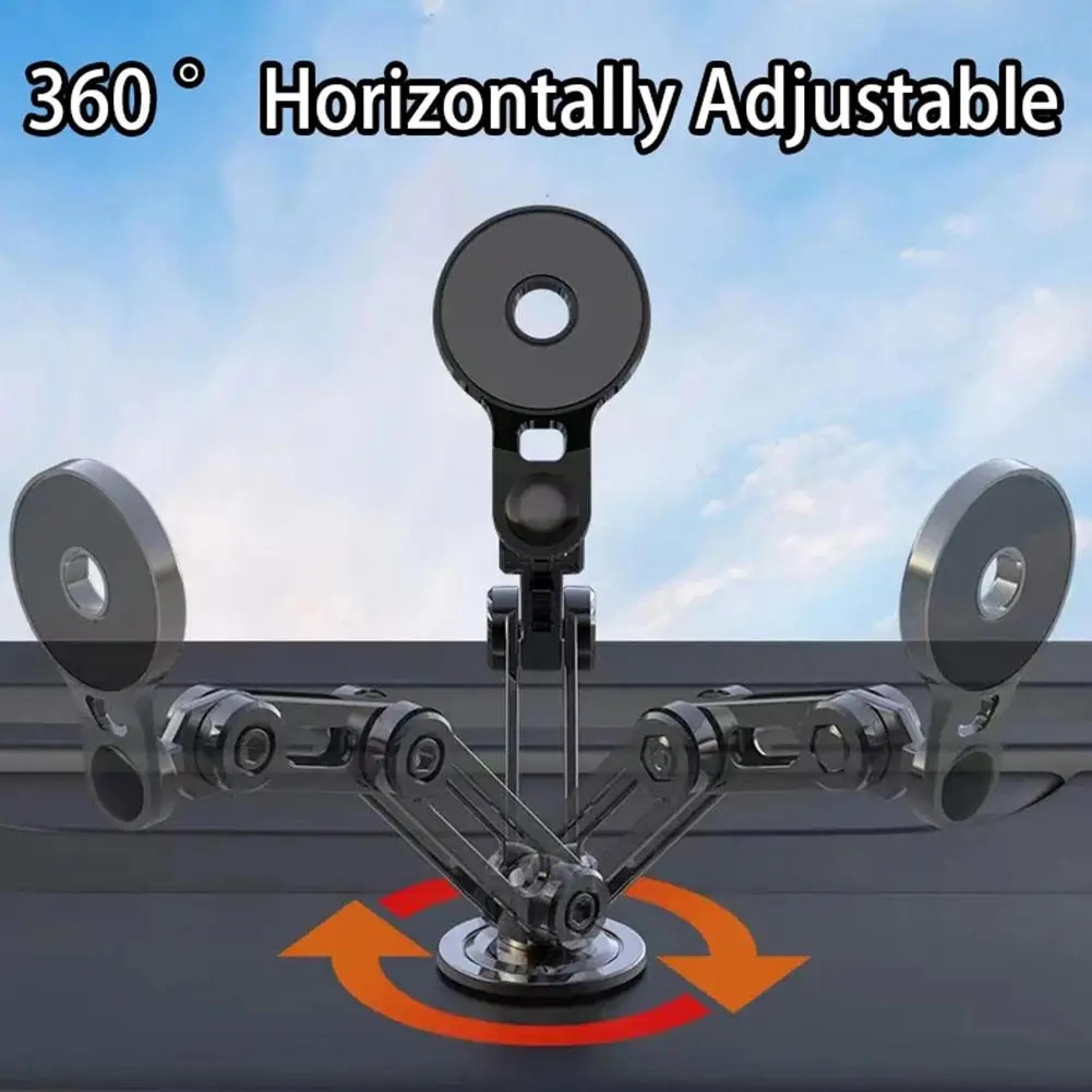 Rotating Magnetic Car Phone Mount Foldable Air Vent Holder For Hands Free Driving 4